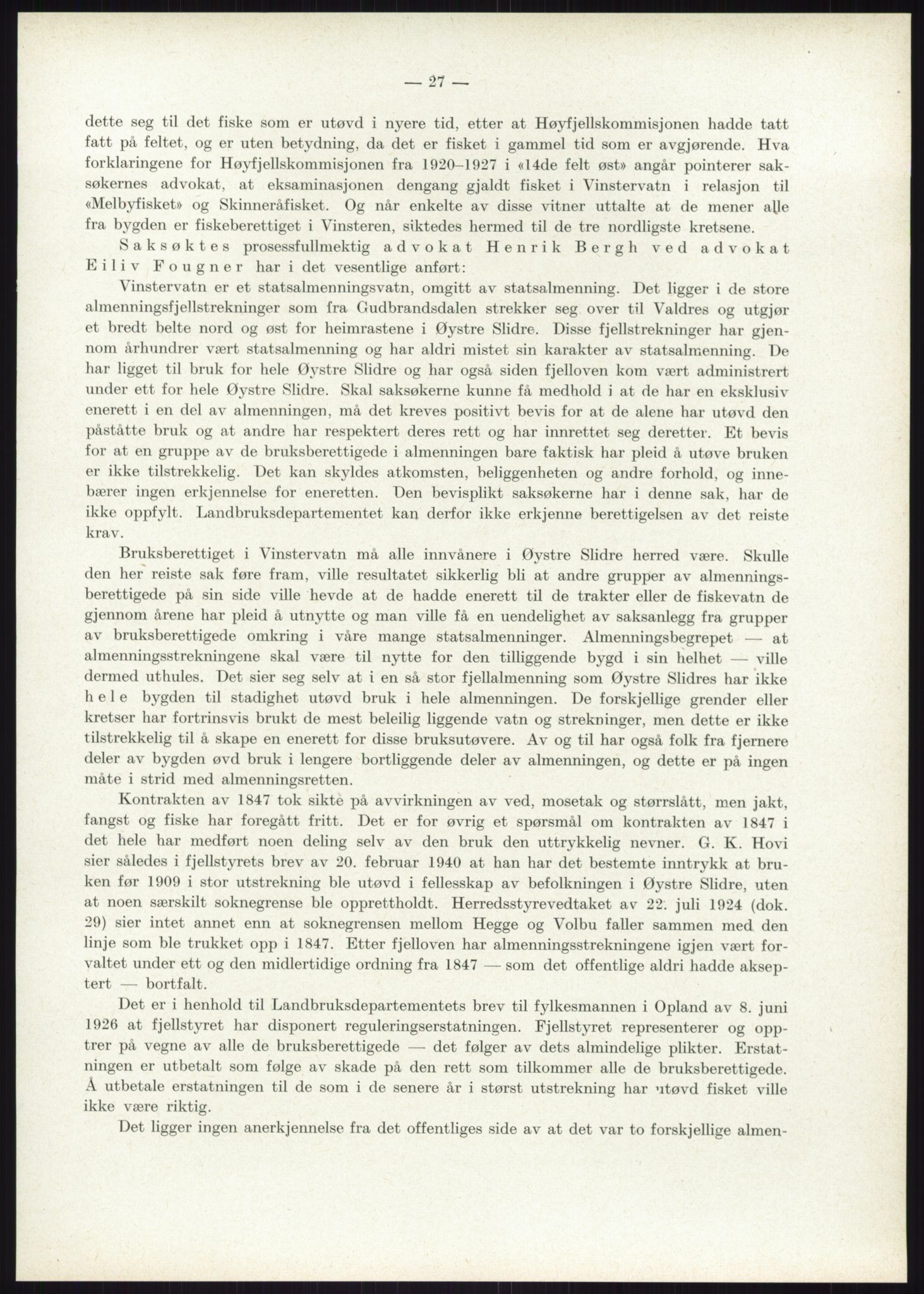 Høyfjellskommisjonen, AV/RA-S-1546/X/Xa/L0001: Nr. 1-33, 1909-1953, p. 5996