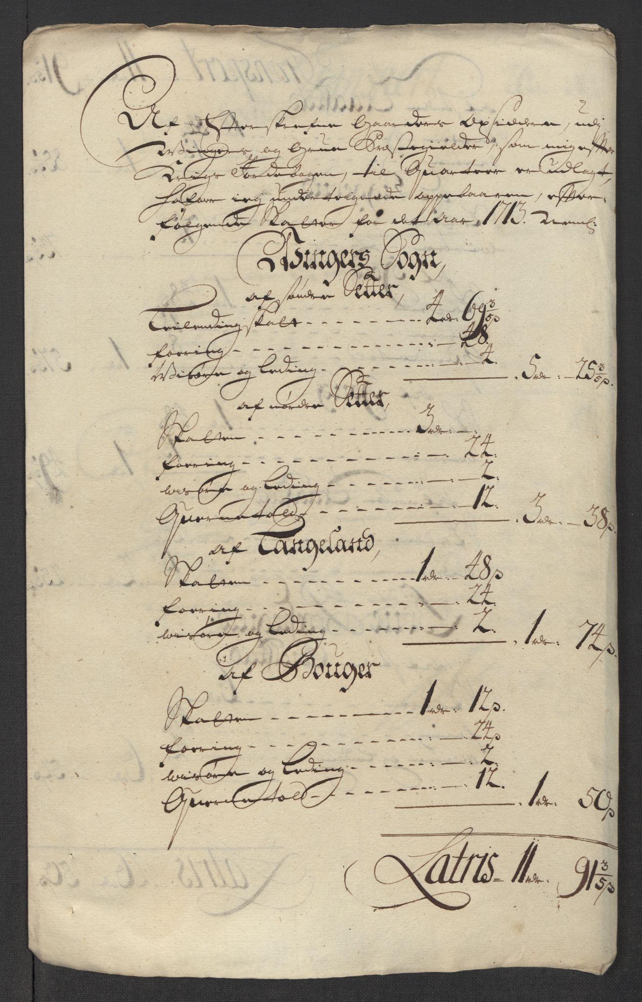 Rentekammeret inntil 1814, Reviderte regnskaper, Fogderegnskap, RA/EA-4092/R13/L0850: Fogderegnskap Solør, Odal og Østerdal, 1713, p. 381