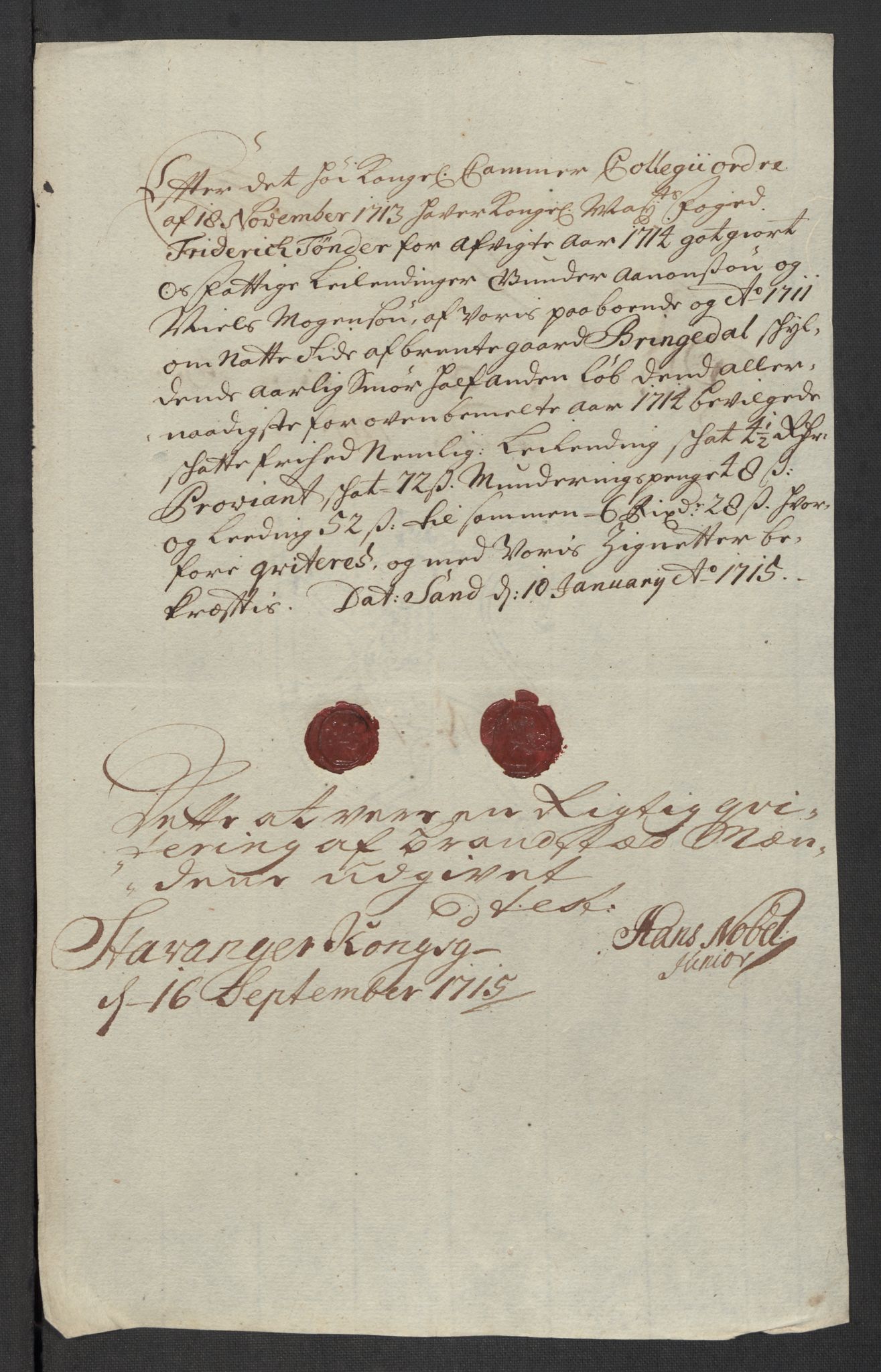 Rentekammeret inntil 1814, Reviderte regnskaper, Fogderegnskap, AV/RA-EA-4092/R47/L2867: Fogderegnskap Ryfylke, 1714, p. 282