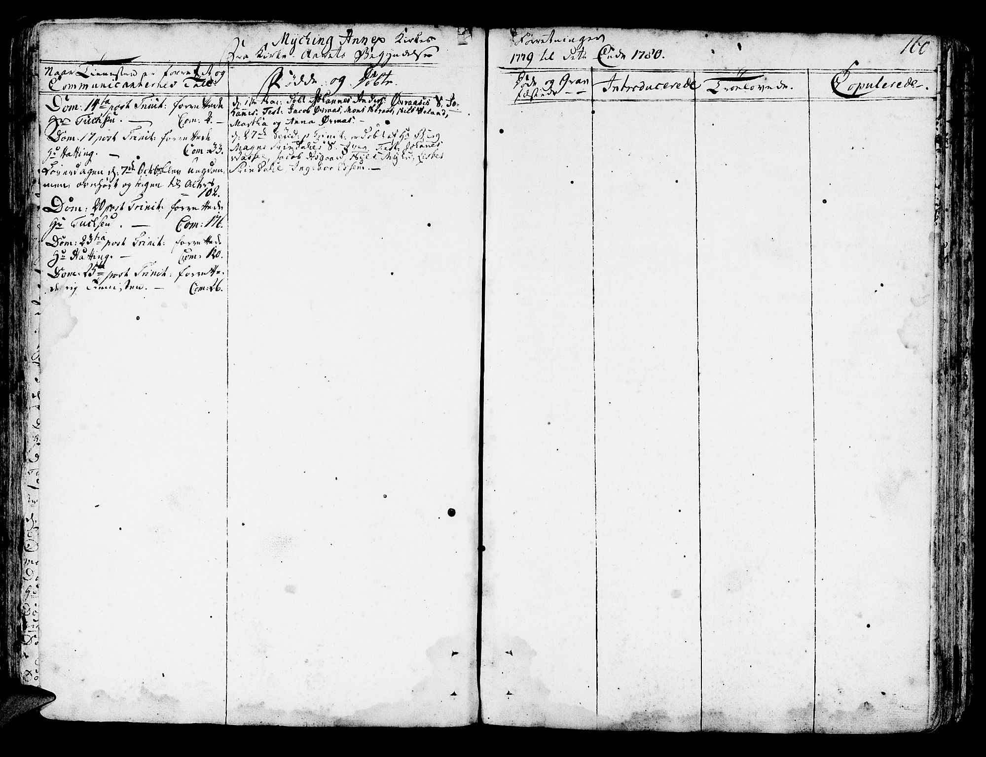 Lindås Sokneprestembete, AV/SAB-A-76701/H/Haa/Haaa/L0004: Parish register (official) no. A 4, 1764-1791, p. 160