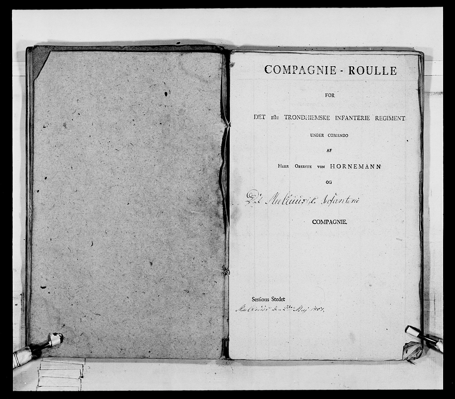 Generalitets- og kommissariatskollegiet, Det kongelige norske kommissariatskollegium, AV/RA-EA-5420/E/Eh/L0075b: 1. Trondheimske nasjonale infanteriregiment, 1807, p. 232