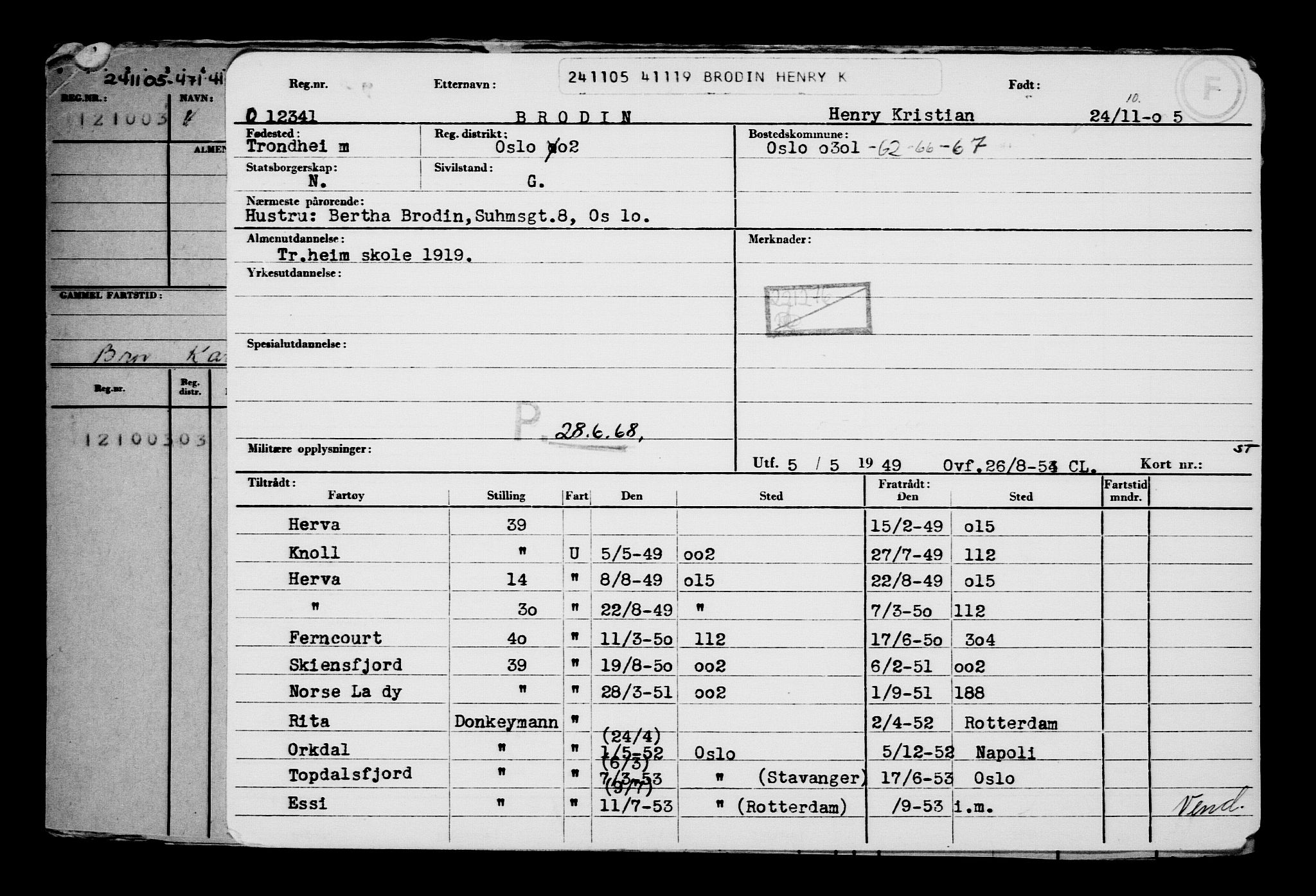 Direktoratet for sjømenn, AV/RA-S-3545/G/Gb/L0062: Hovedkort, 1905, p. 226