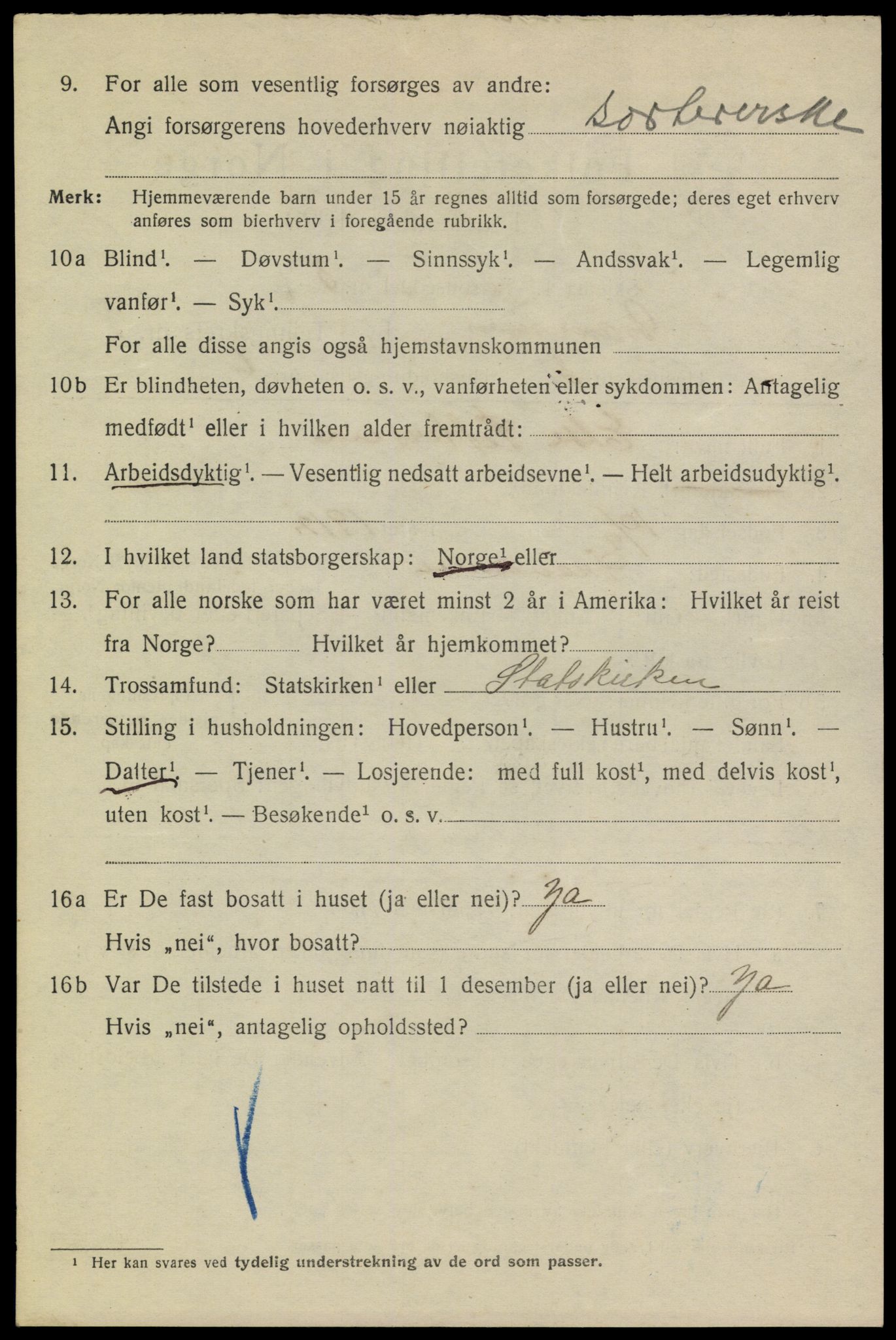 SAKO, 1920 census for Drammen, 1920, p. 54130