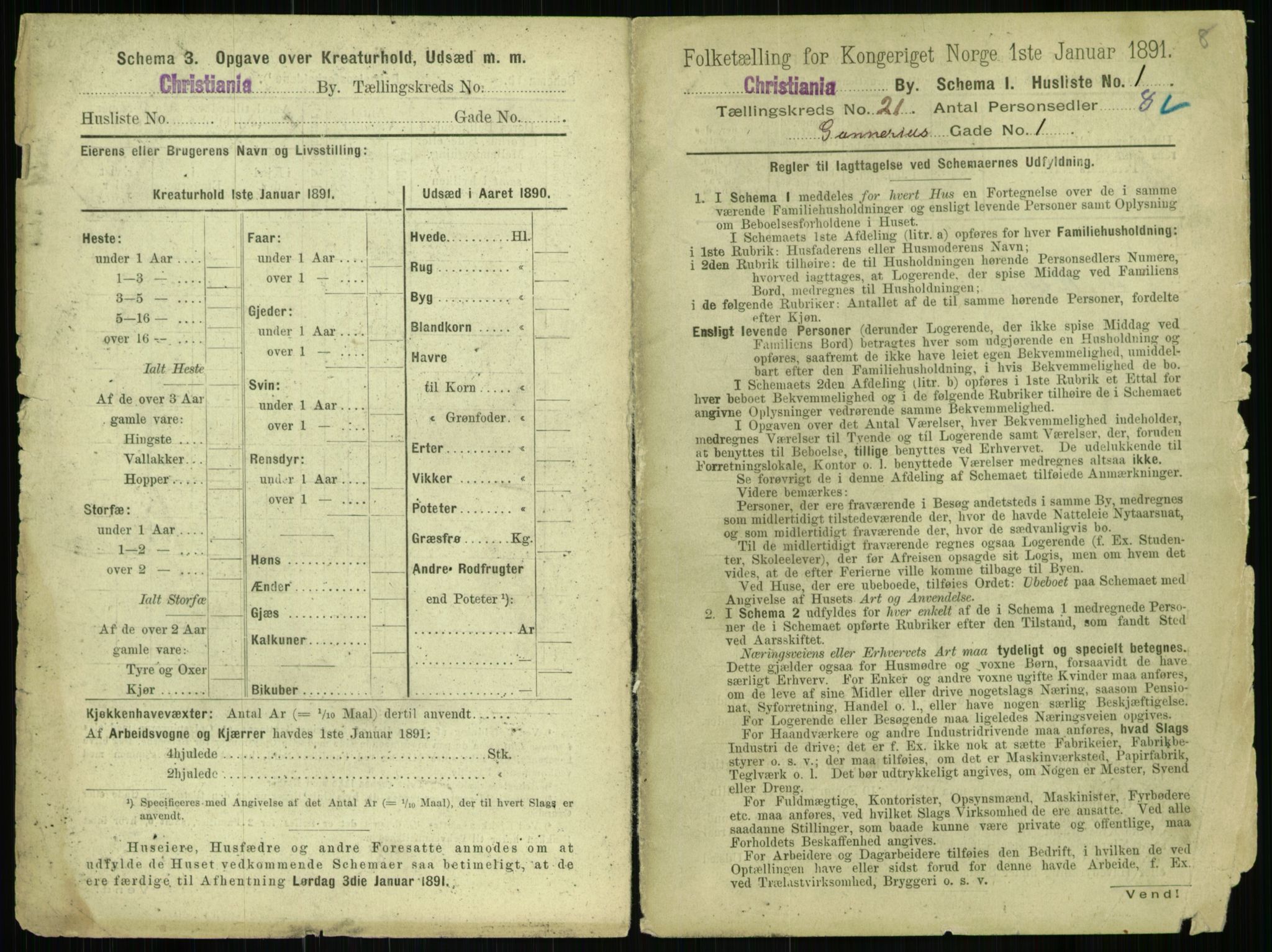 RA, 1891 census for 0301 Kristiania, 1891, p. 10392