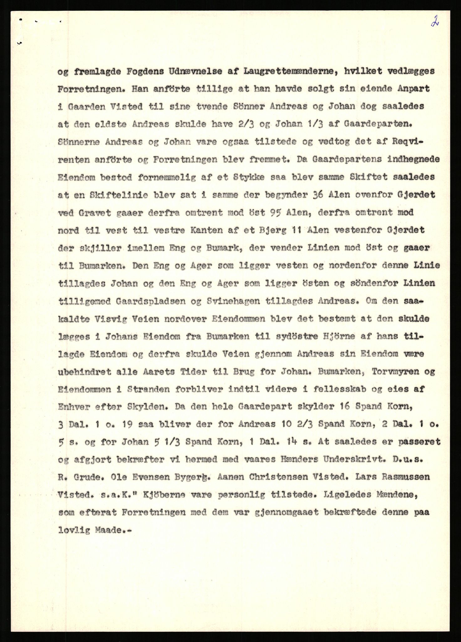 Statsarkivet i Stavanger, AV/SAST-A-101971/03/Y/Yj/L0096: Avskrifter sortert etter gårdsnavn: Vistad - Vågen søndre, 1750-1930, p. 51
