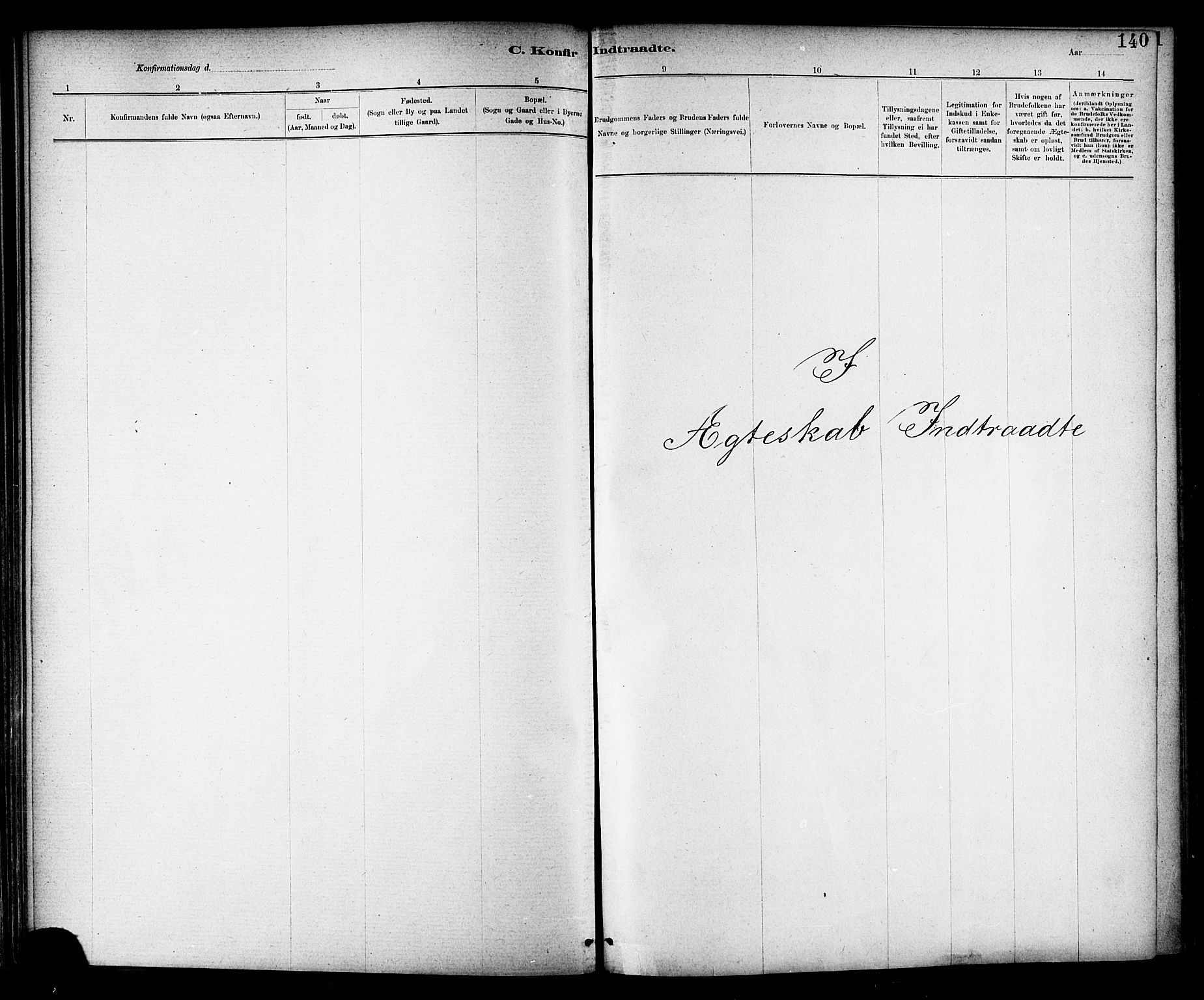 Ministerialprotokoller, klokkerbøker og fødselsregistre - Nord-Trøndelag, SAT/A-1458/703/L0030: Parish register (official) no. 703A03, 1880-1892, p. 140