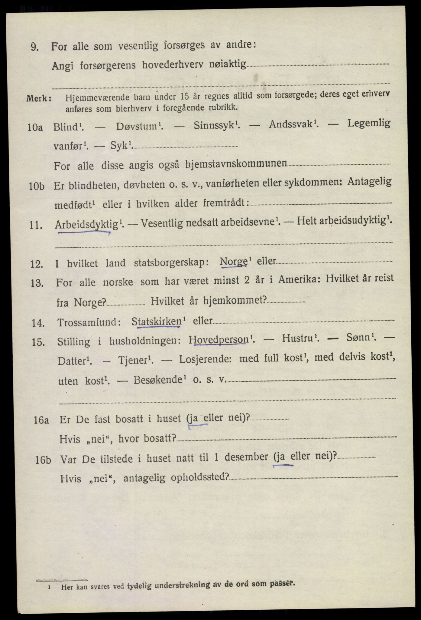 SAKO, 1920 census for Modum, 1920, p. 7074