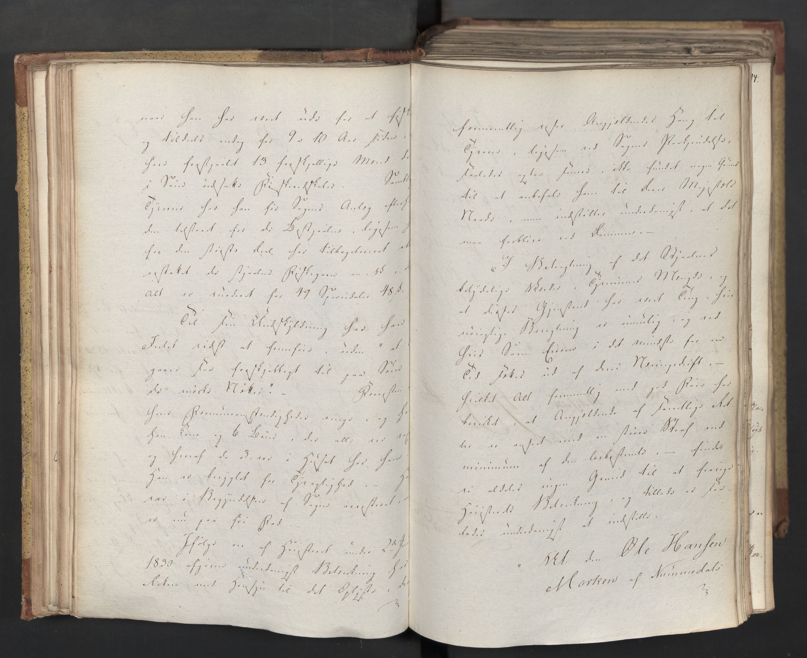 Statsrådsavdelingen i Stockholm, AV/RA-S-1003/D/Da/L0066: Regjeringsinnstillinger nr. 240-449, 1830, p. 107