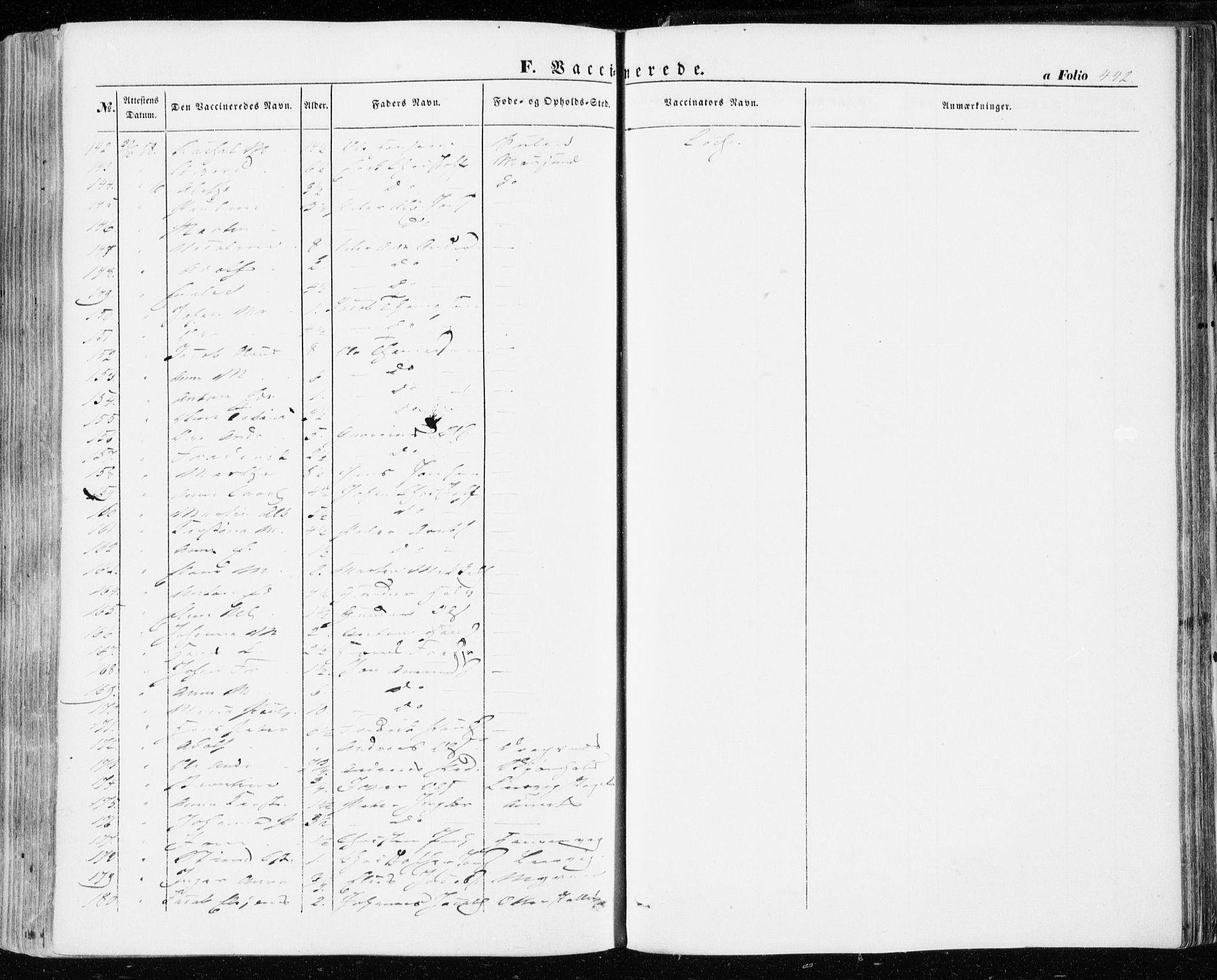 Ministerialprotokoller, klokkerbøker og fødselsregistre - Sør-Trøndelag, AV/SAT-A-1456/634/L0530: Parish register (official) no. 634A06, 1852-1860, p. 442