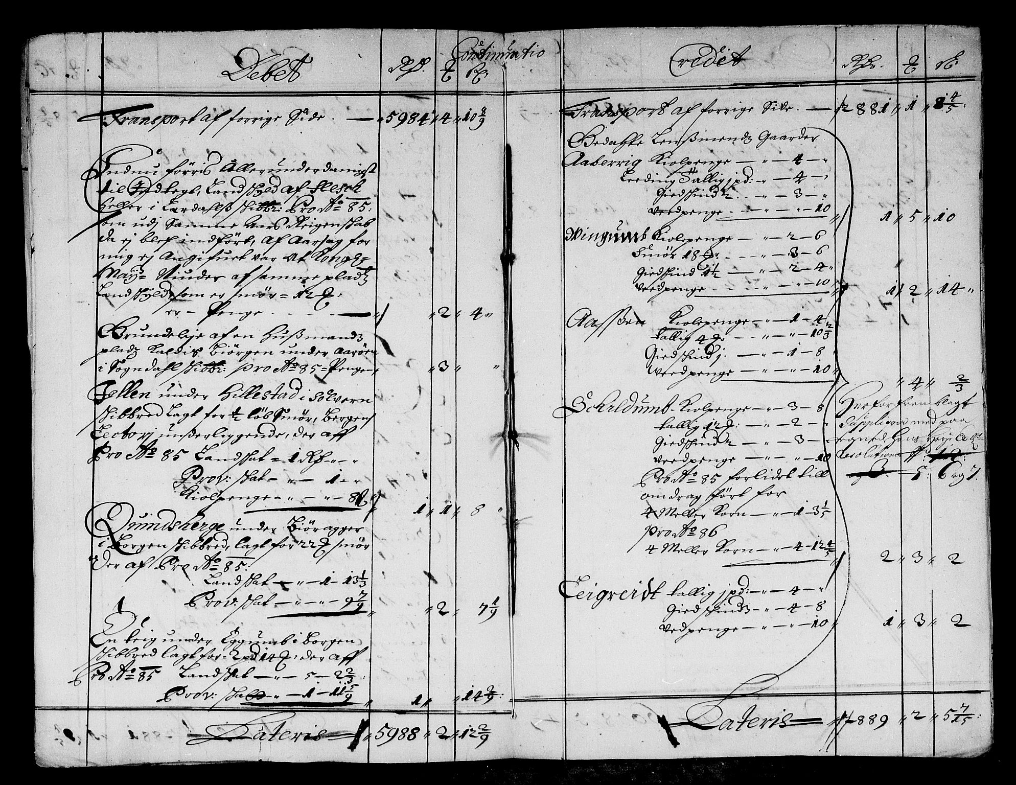 Rentekammeret inntil 1814, Reviderte regnskaper, Stiftamtstueregnskaper, Bergen stiftamt, AV/RA-EA-6043/R/Rc/L0082: Bergen stiftamt, 1686