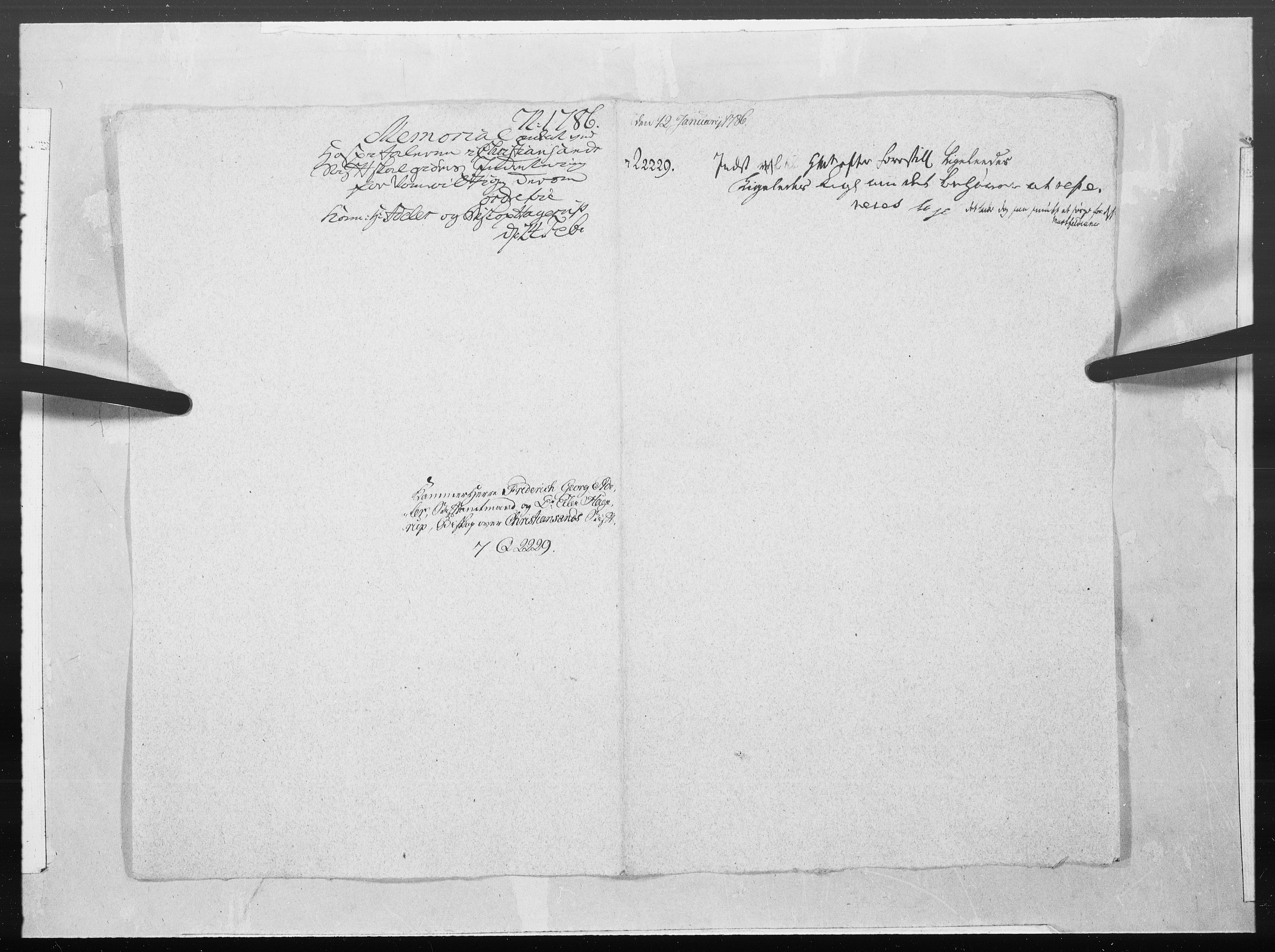 Danske Kanselli 1572-1799, AV/RA-EA-3023/F/Fc/Fcc/Fcca/L0259: Norske innlegg 1572-1799, 1786, p. 294