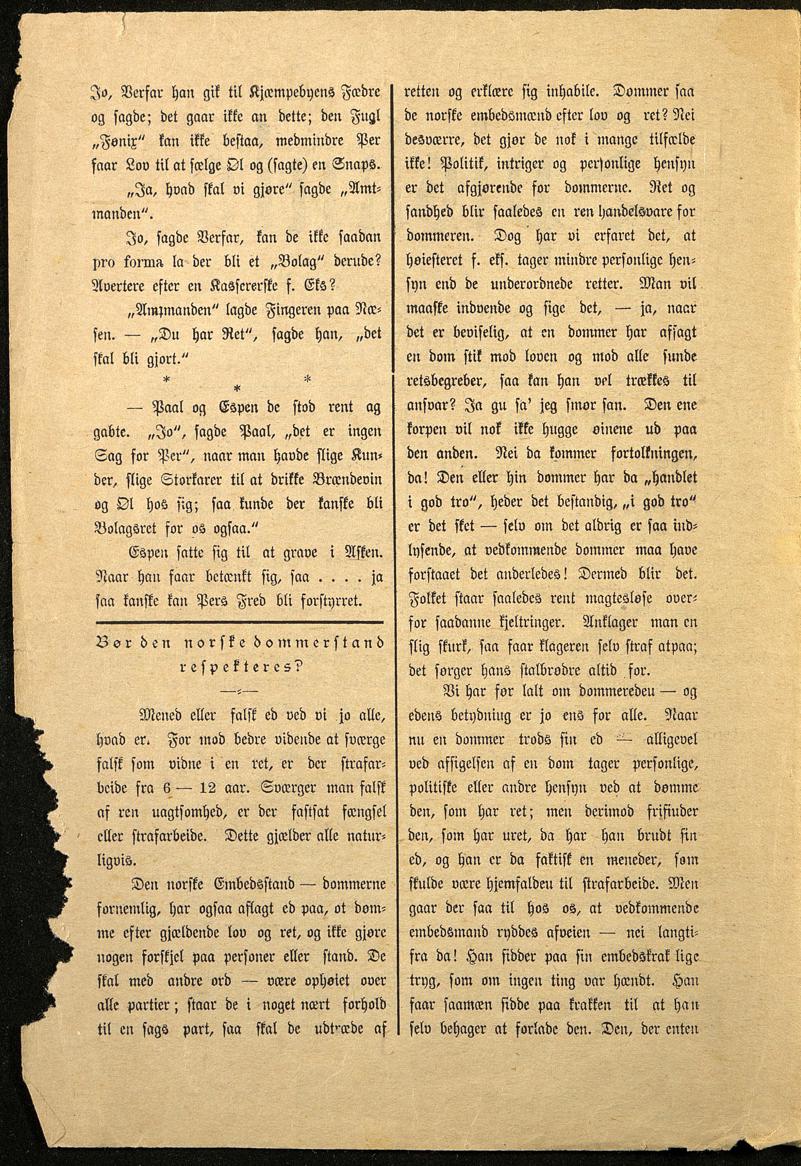 Spidskuglen, AAKS/PA-2823/X/L0001/0002: Spidskuglen / Årg. 1888, nr. 1–11, 16, 38, 43–46, 1888