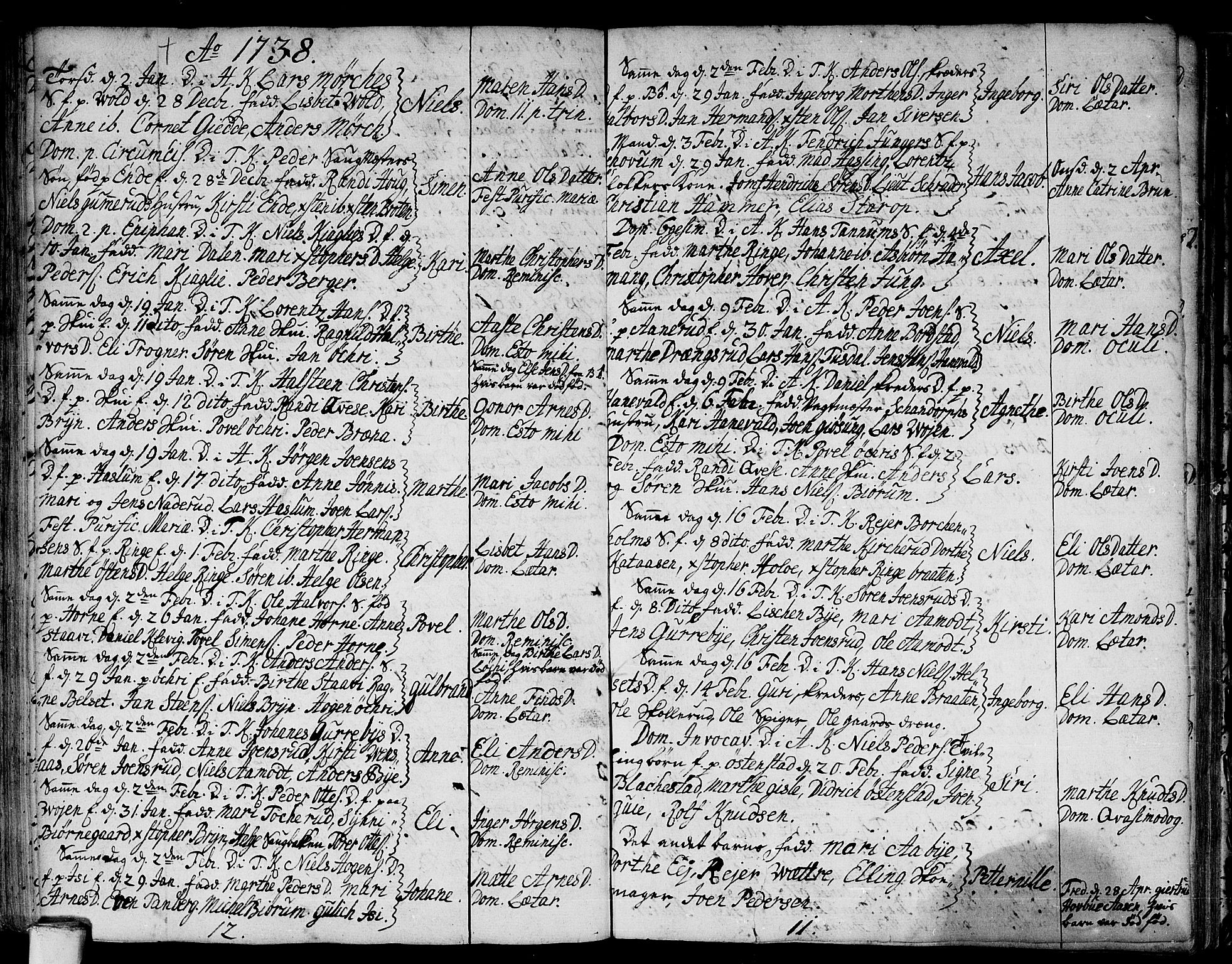 Asker prestekontor Kirkebøker, SAO/A-10256a/F/Fa/L0001: Parish register (official) no. I 1, 1726-1744, p. 53