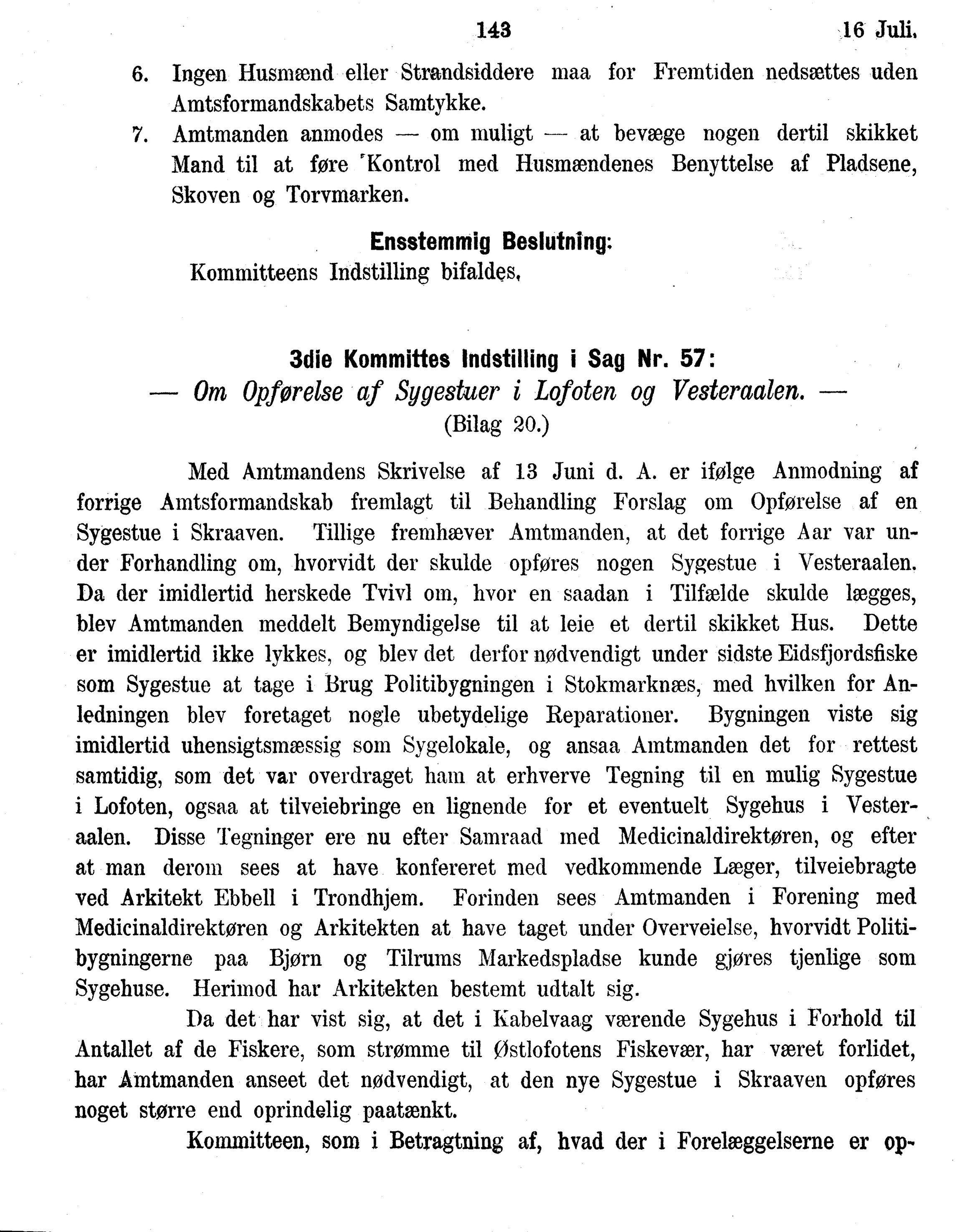 Nordland Fylkeskommune. Fylkestinget, AIN/NFK-17/176/A/Ac/L0014: Fylkestingsforhandlinger 1881-1885, 1881-1885