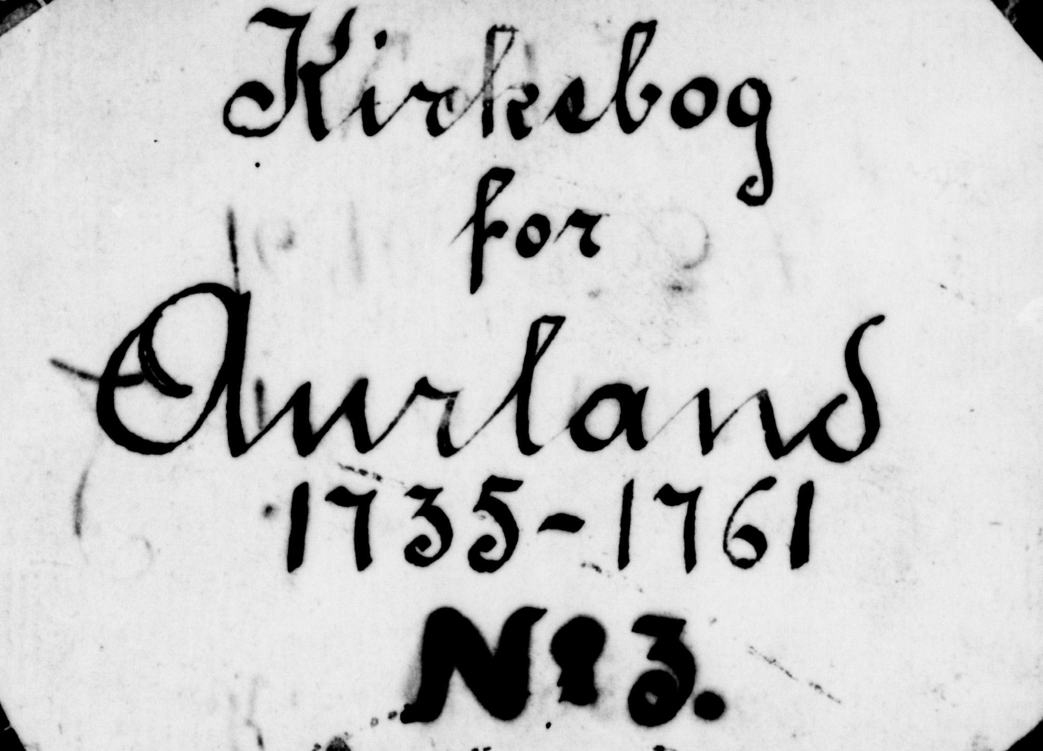 Aurland sokneprestembete, SAB/A-99937/H/Ha/Haa/L0003: Parish register (official) no. A 3, 1735-1761
