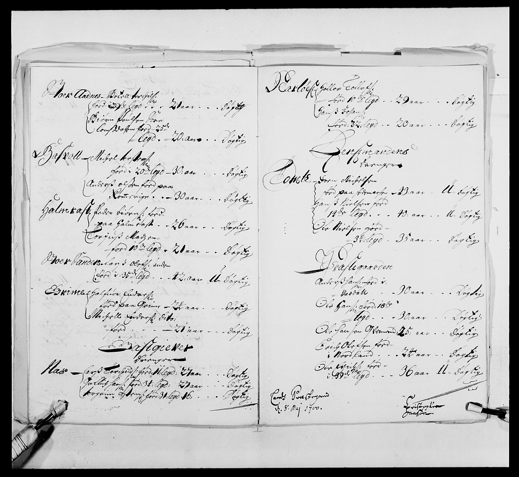 Kommanderende general (KG I) med Det norske krigsdirektorium, AV/RA-EA-5419/E/Ea/L0485: Akershusiske regiment, 1697-1706, p. 434