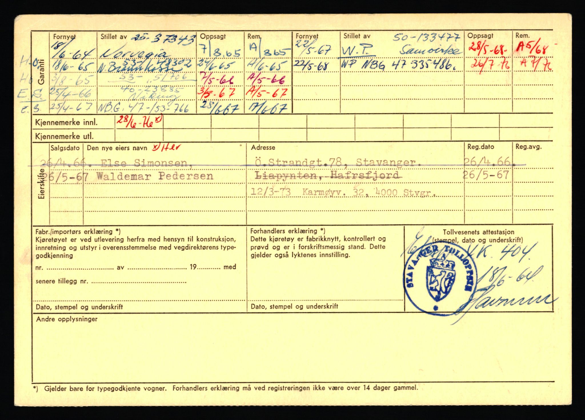 Stavanger trafikkstasjon, AV/SAST-A-101942/0/F/L0068: L-75000 - L-76799, 1930-1971, p. 1670