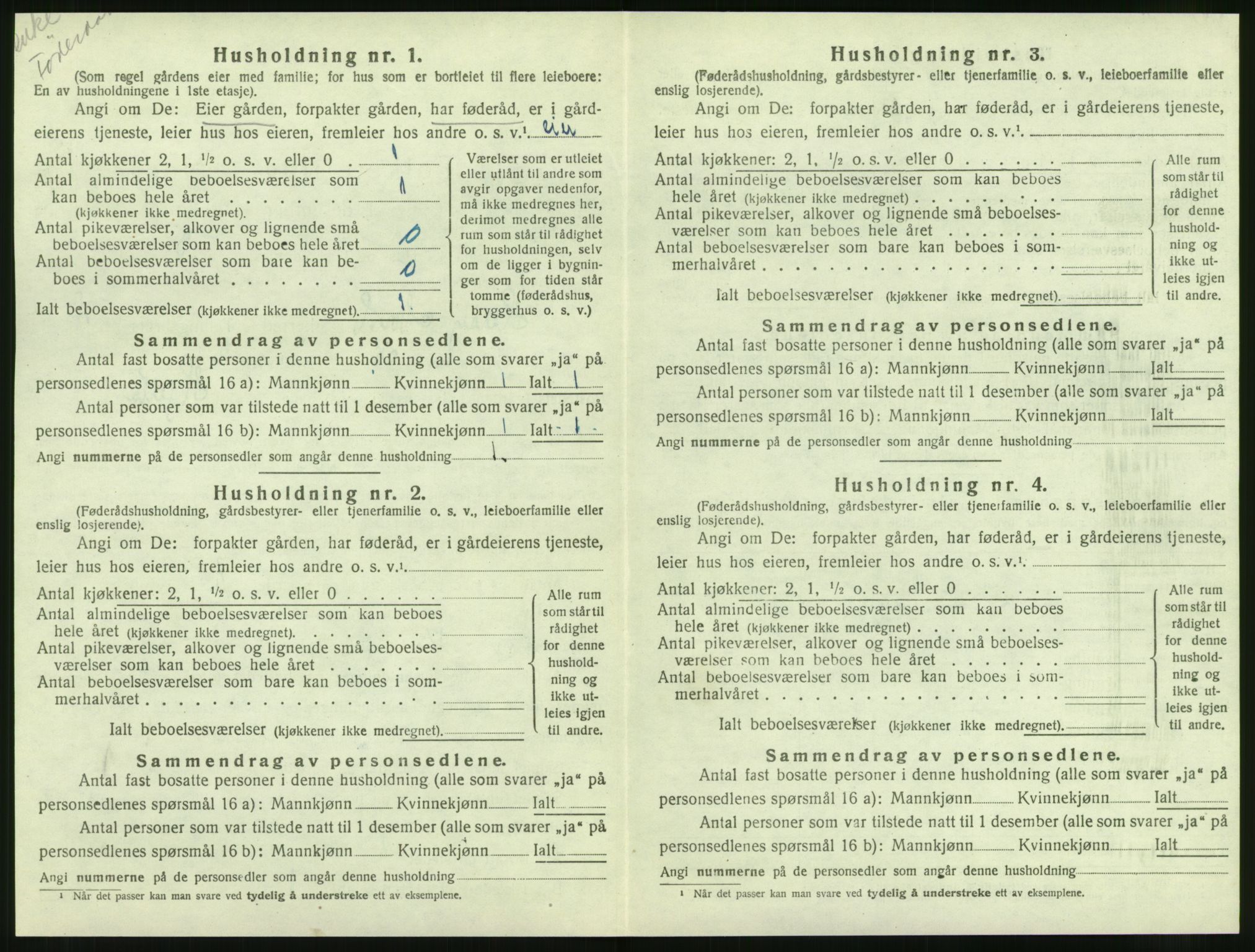 SAT, 1920 census for Herøy, 1920, p. 305