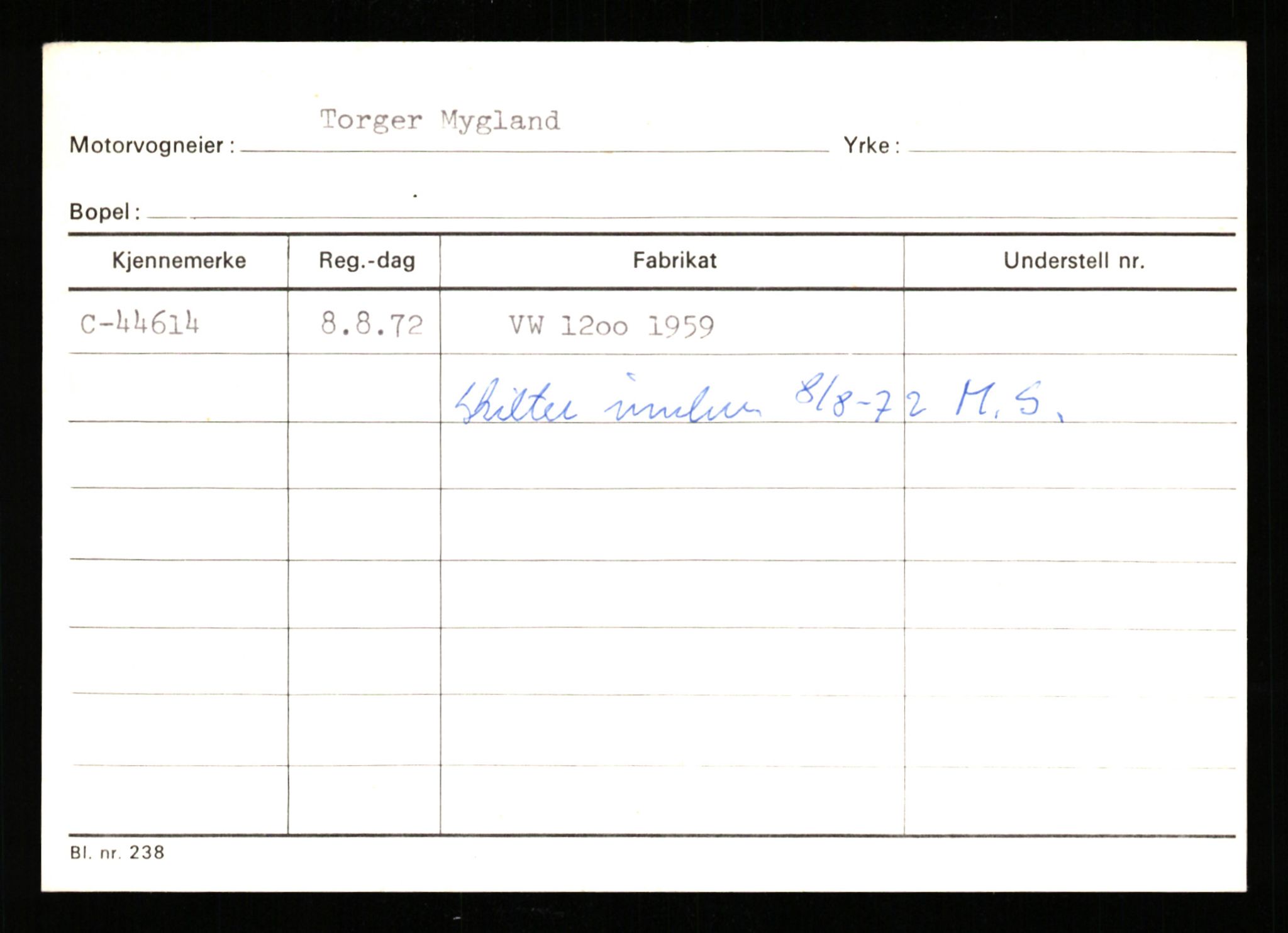 Stavanger trafikkstasjon, SAST/A-101942/0/G/L0006: Registreringsnummer: 34250 - 49007, 1930-1971, p. 2682