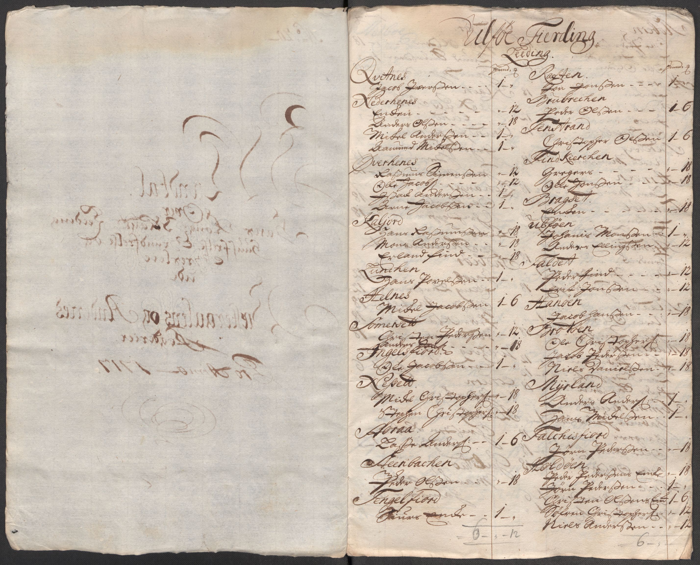 Rentekammeret inntil 1814, Reviderte regnskaper, Fogderegnskap, AV/RA-EA-4092/R67/L4683: Fogderegnskap Vesterålen, Andenes og Lofoten, 1717, p. 147