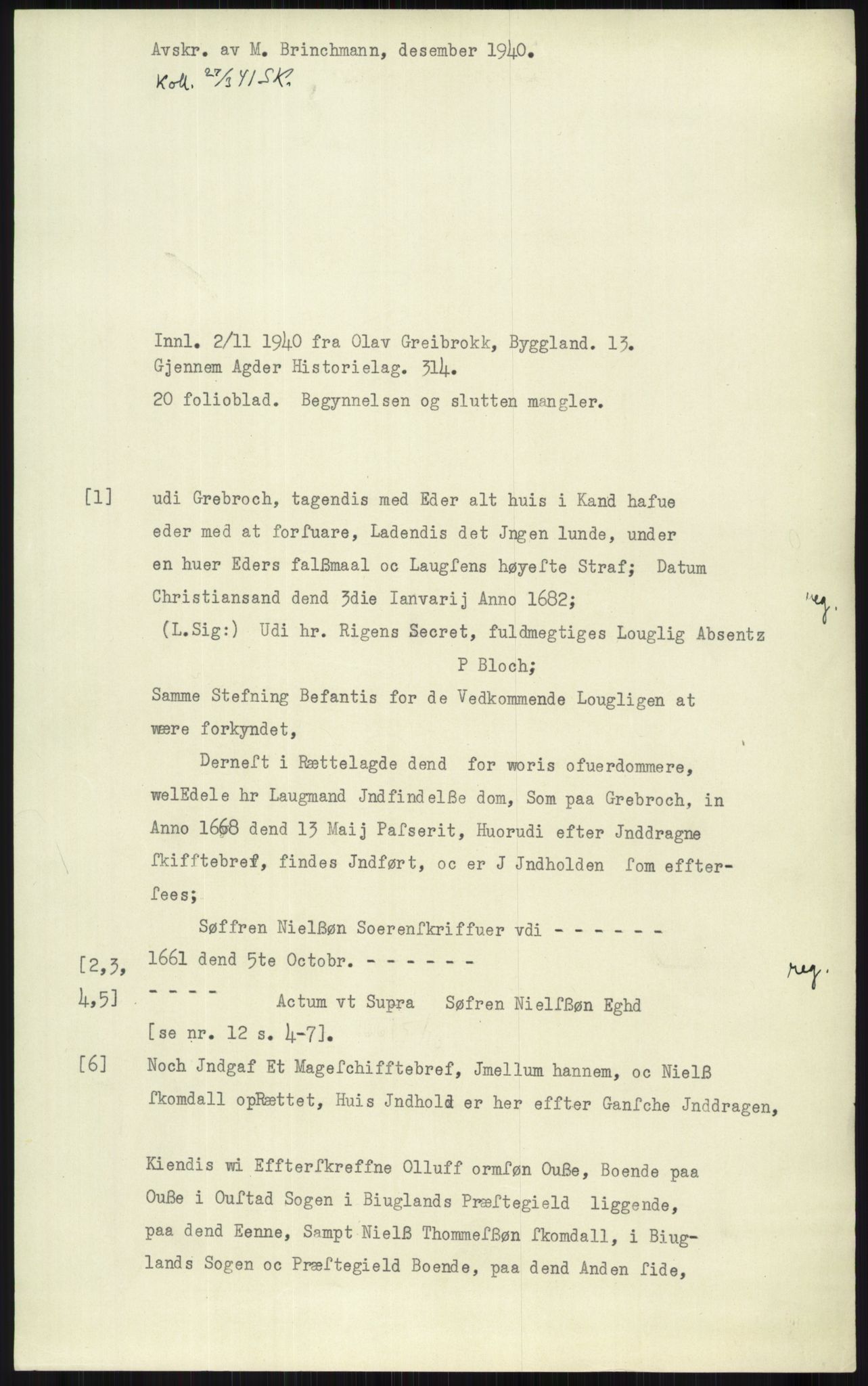 Samlinger til kildeutgivelse, Diplomavskriftsamlingen, AV/RA-EA-4053/H/Ha, p. 930