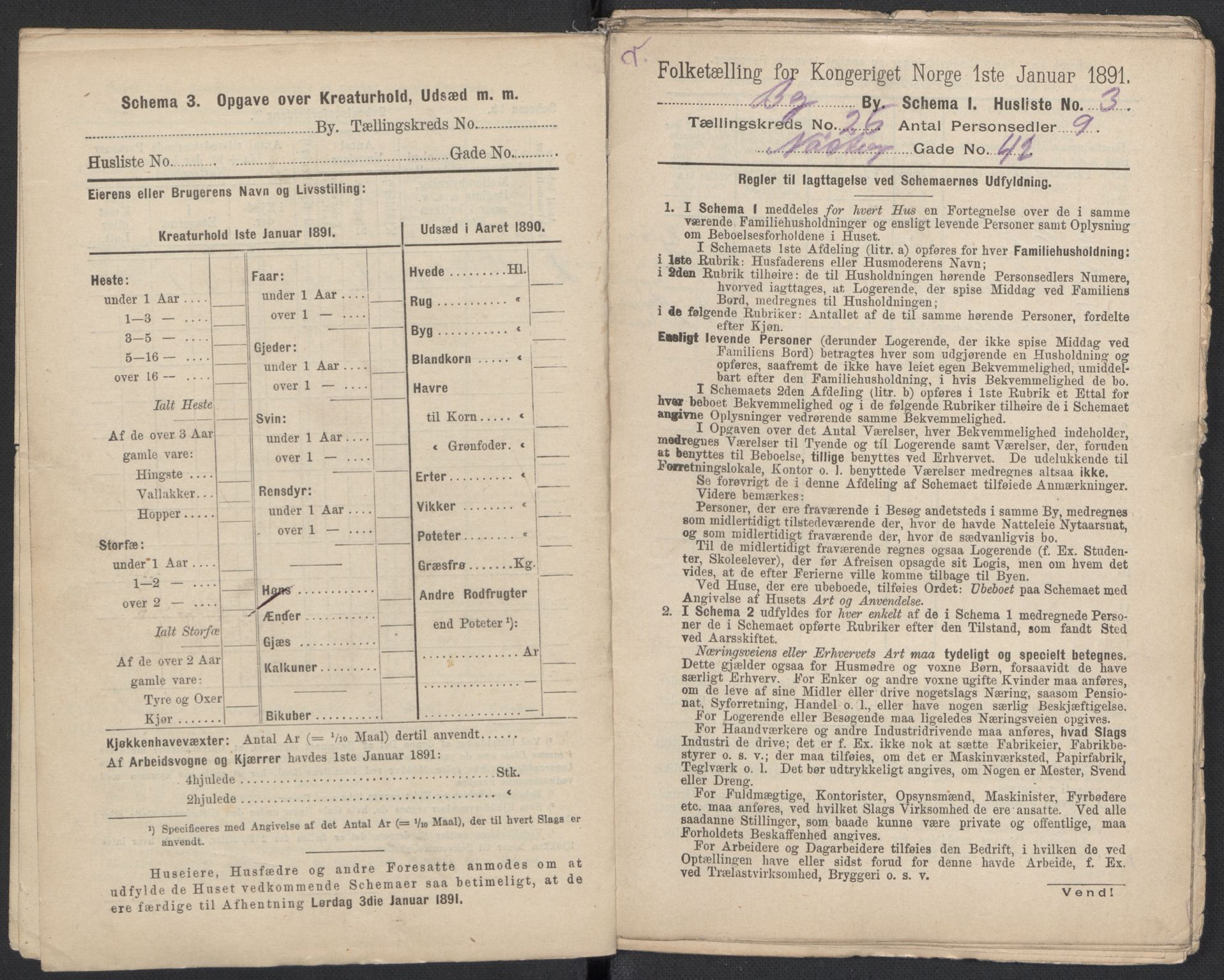 RA, 1891 Census for 1301 Bergen, 1891, p. 4161