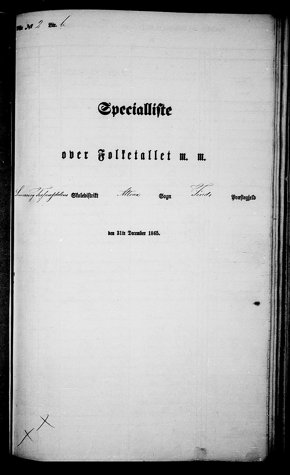 RA, 1865 census for Tinn, 1865, p. 44