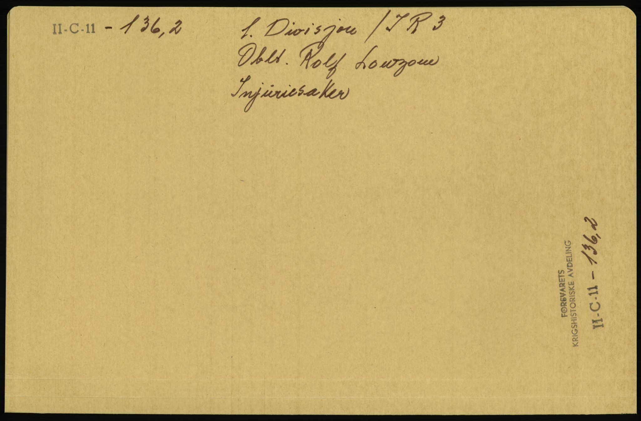 Forsvaret, Forsvarets krigshistoriske avdeling, AV/RA-RAFA-2017/Y/Yb/L0056: II-C-11-136-139  -  1. Divisjon, 1940-1957, p. 1034