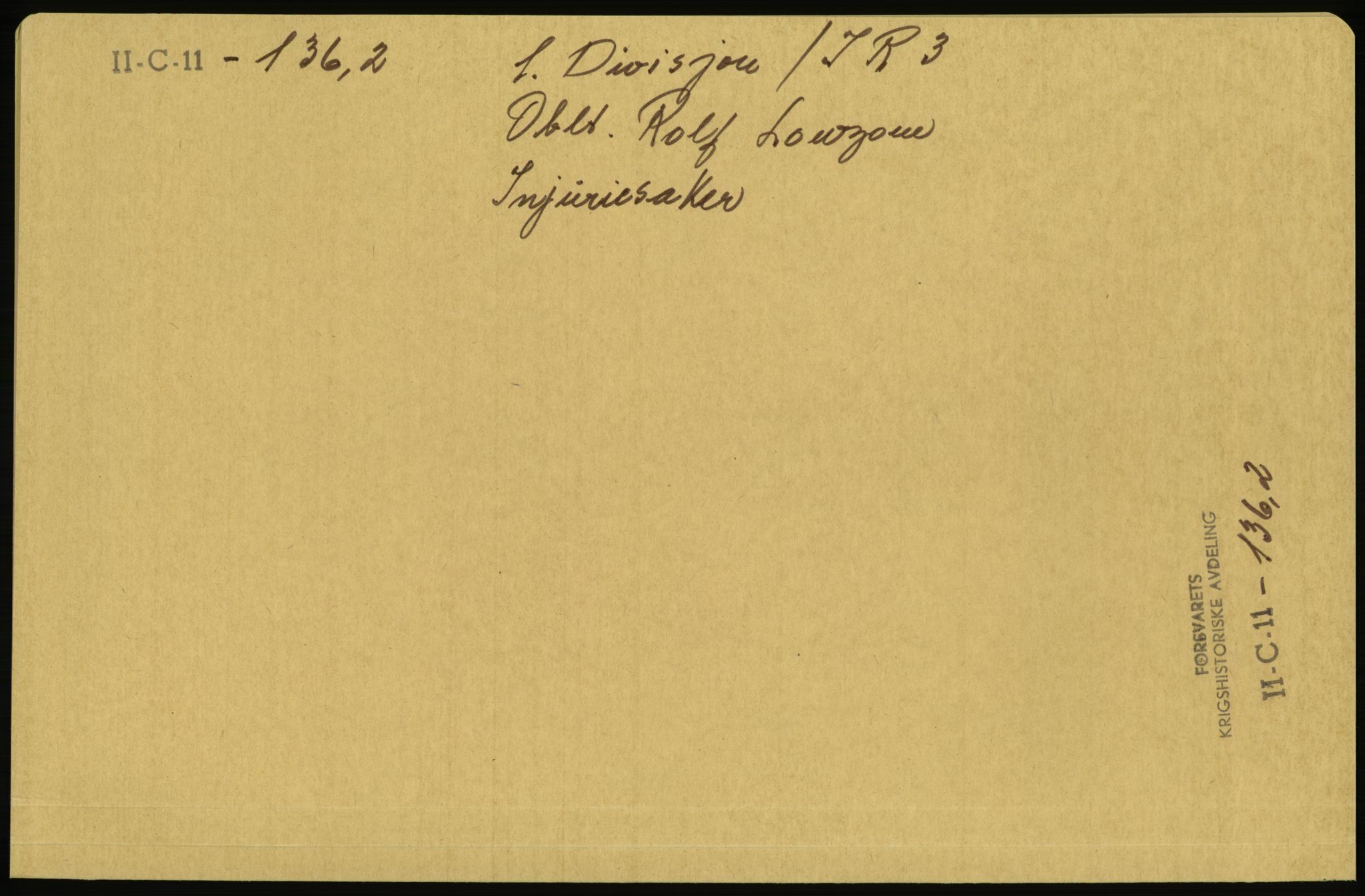 Forsvaret, Forsvarets krigshistoriske avdeling, RA/RAFA-2017/Y/Yb/L0056: II-C-11-136-139  -  1. Divisjon, 1940-1957, p. 1034