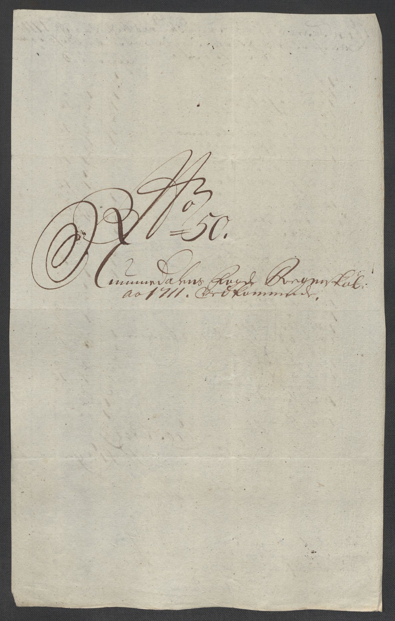 Rentekammeret inntil 1814, Reviderte regnskaper, Fogderegnskap, RA/EA-4092/R64/L4432: Fogderegnskap Namdal, 1711, p. 186