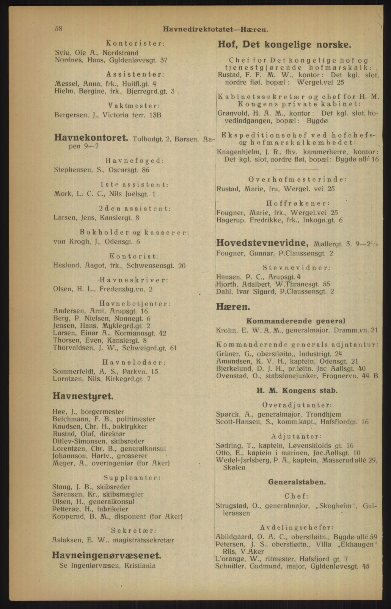 Kristiania/Oslo adressebok, PUBL/-, 1915, p. 58