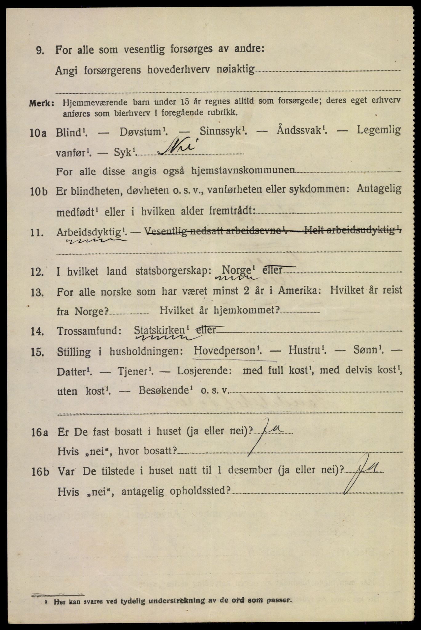 SAKO, 1920 census for Tinn, 1920, p. 15057