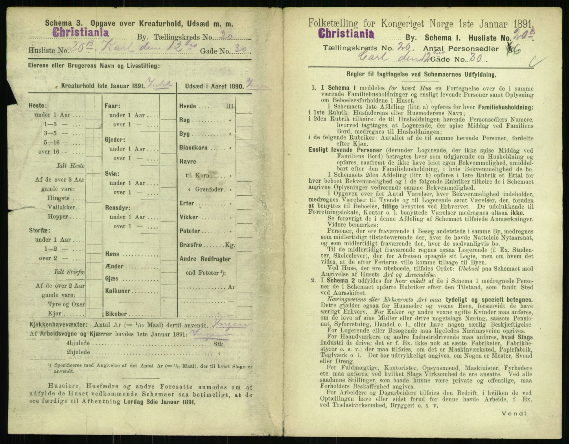 RA, 1891 census for 0301 Kristiania, 1891, p. 9844