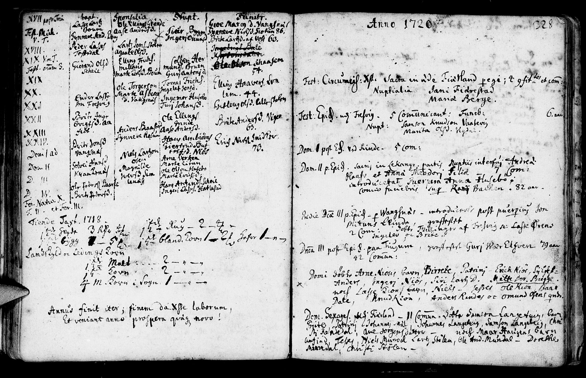 Leikanger sokneprestembete, SAB/A-81001: Parish register (official) no. A 1, 1690-1734, p. 328