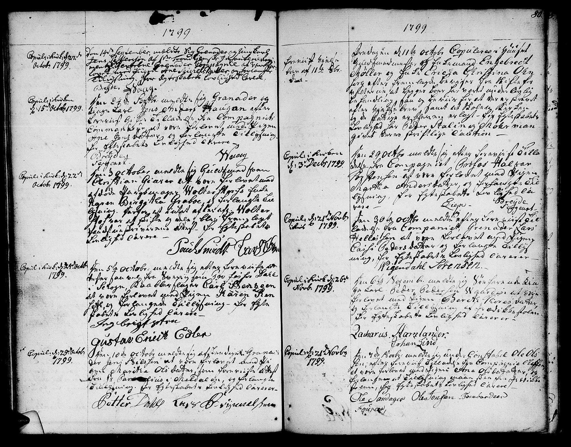 Ministerialprotokoller, klokkerbøker og fødselsregistre - Sør-Trøndelag, SAT/A-1456/601/L0041: Parish register (official) no. 601A09, 1784-1801, p. 80