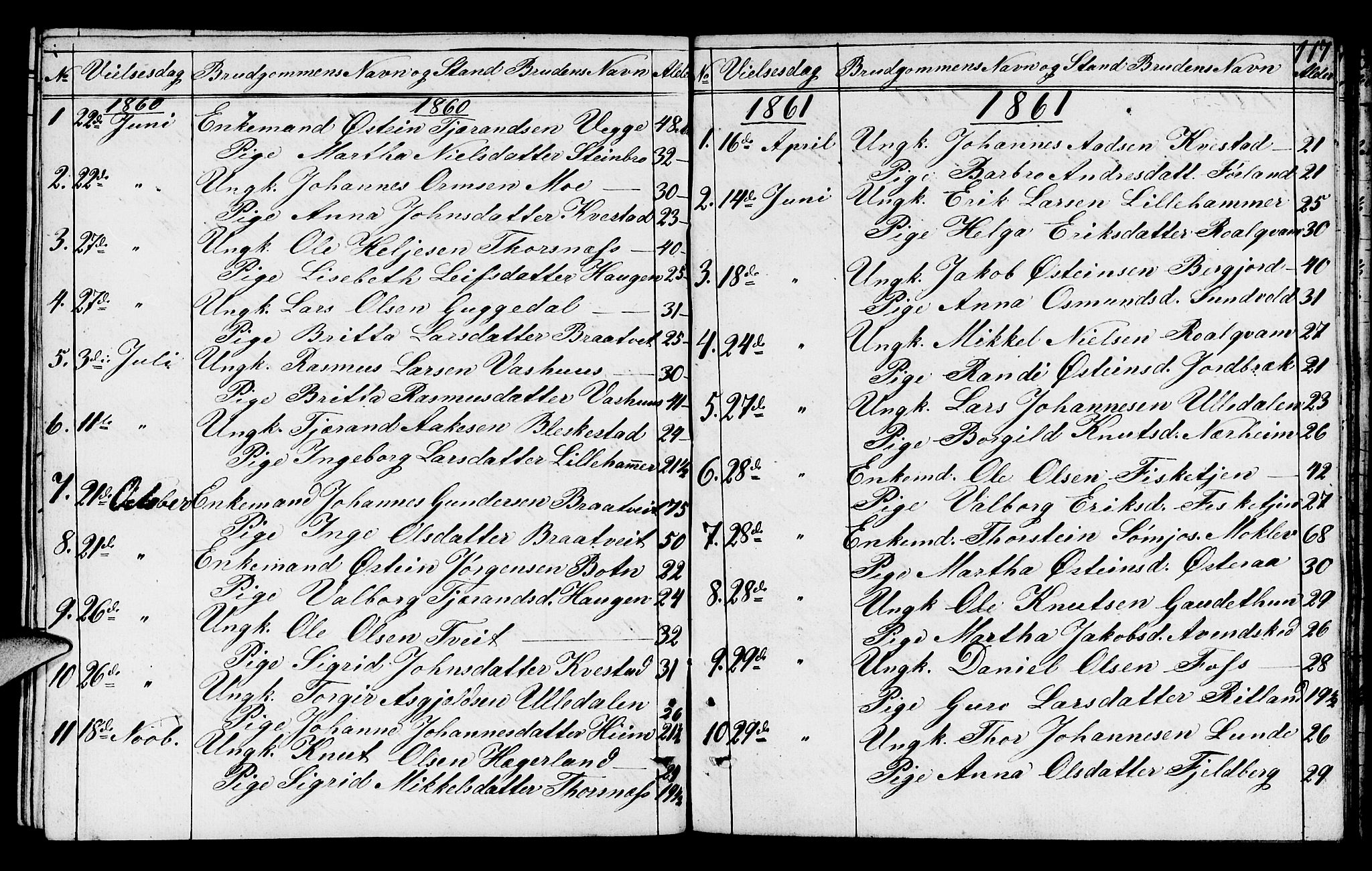 Suldal sokneprestkontor, AV/SAST-A-101845/01/V/L0003: Parish register (copy) no. B 3, 1848-1866, p. 117