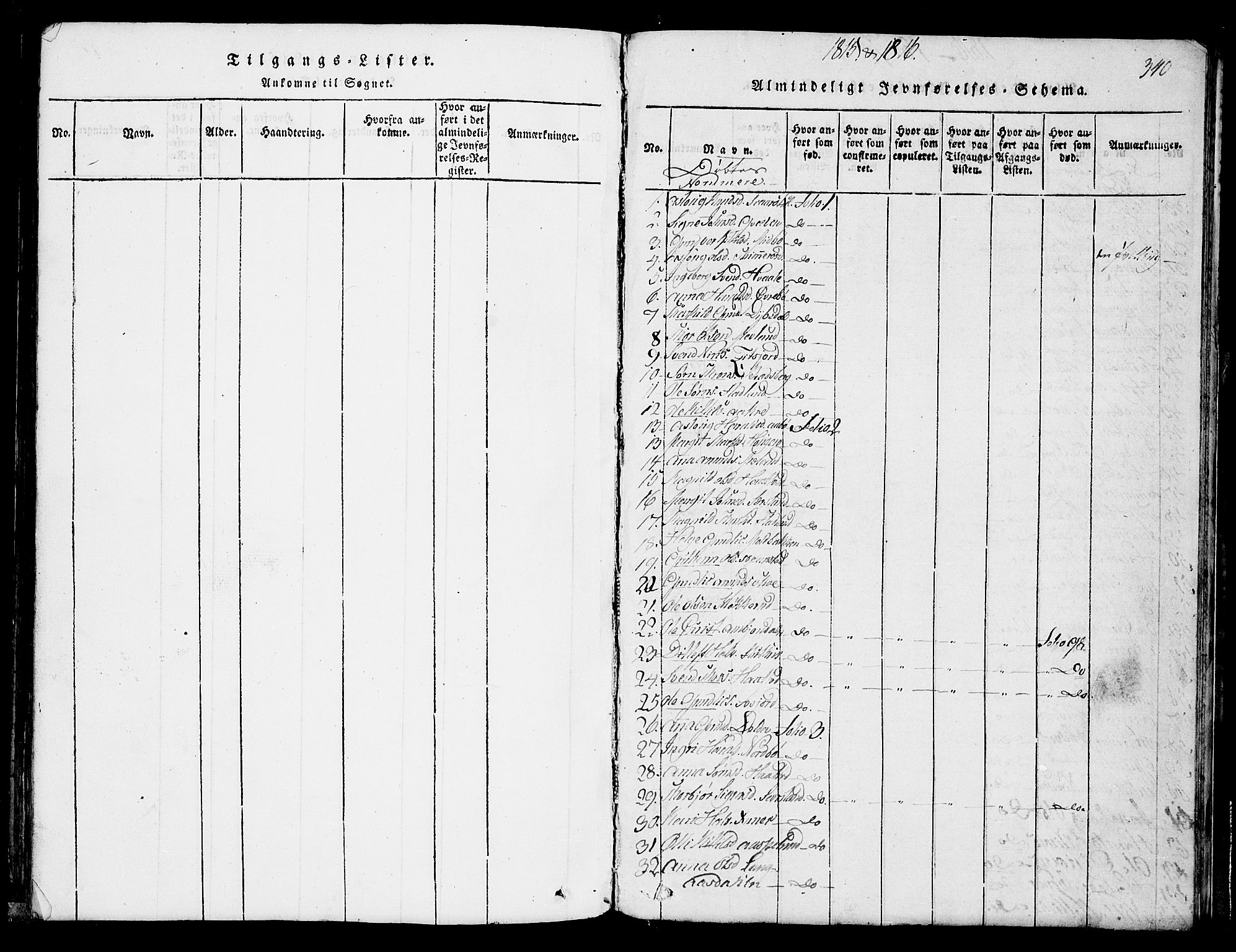 Hjartdal kirkebøker, SAKO/A-270/F/Fa/L0007: Parish register (official) no. I 7, 1815-1843, p. 340