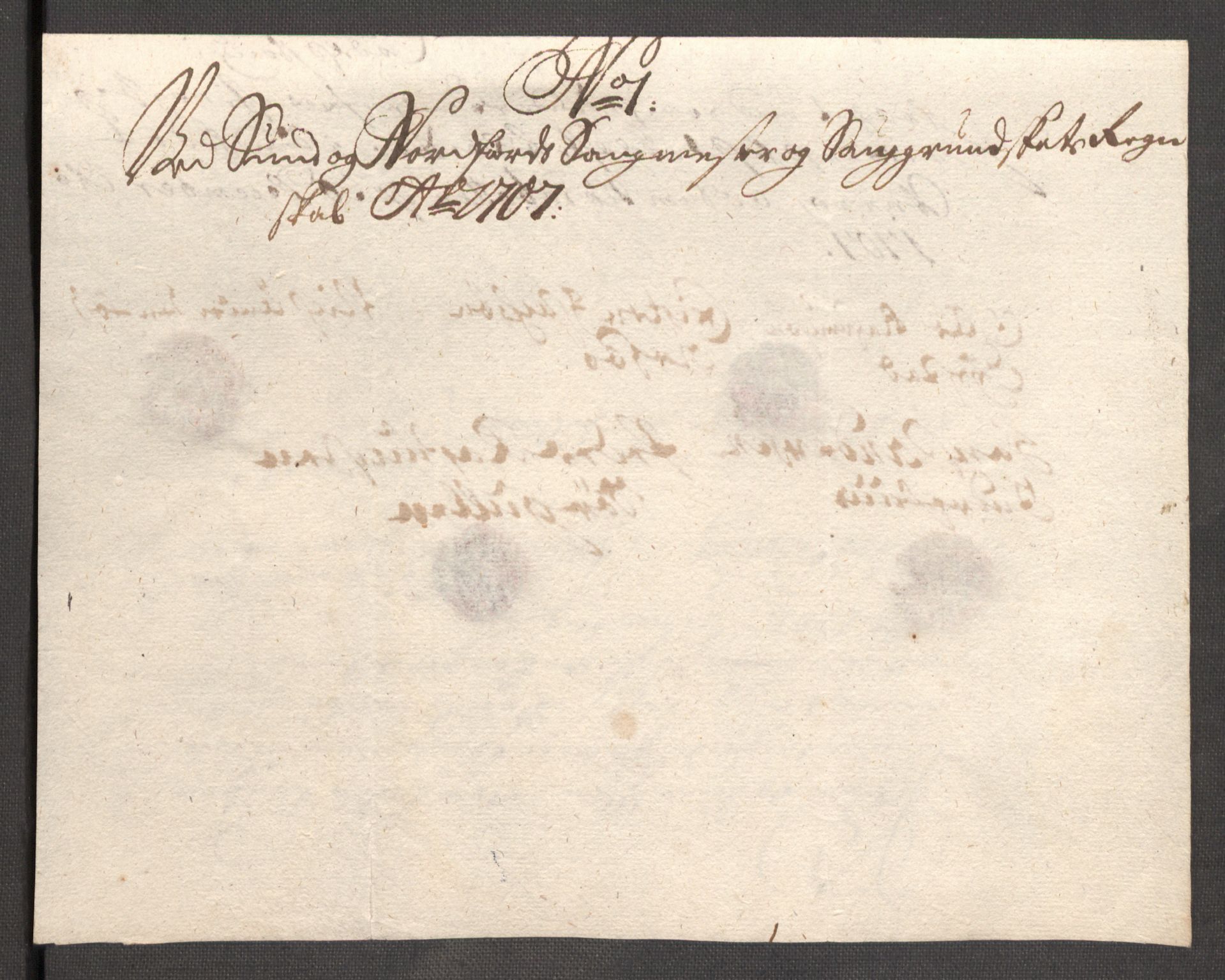 Rentekammeret inntil 1814, Reviderte regnskaper, Fogderegnskap, AV/RA-EA-4092/R53/L3430: Fogderegnskap Sunn- og Nordfjord, 1706-1707, p. 280