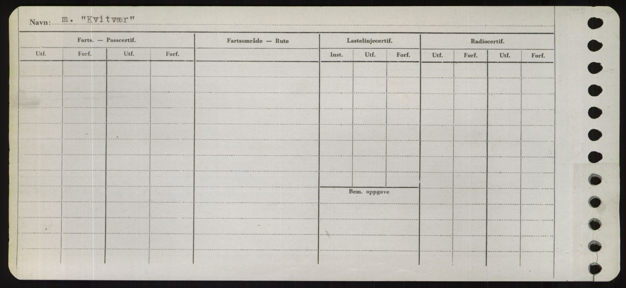 Sjøfartsdirektoratet med forløpere, Skipsmålingen, RA/S-1627/H/Hd/L0021: Fartøy, Kor-Kår, p. 376