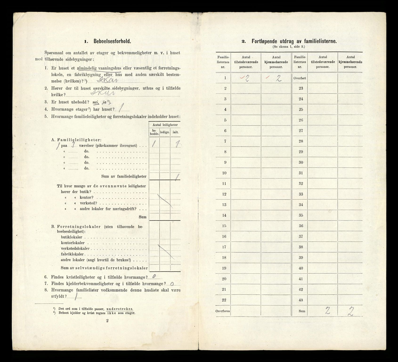 RA, 1910 census for Horten, 1910, p. 3811