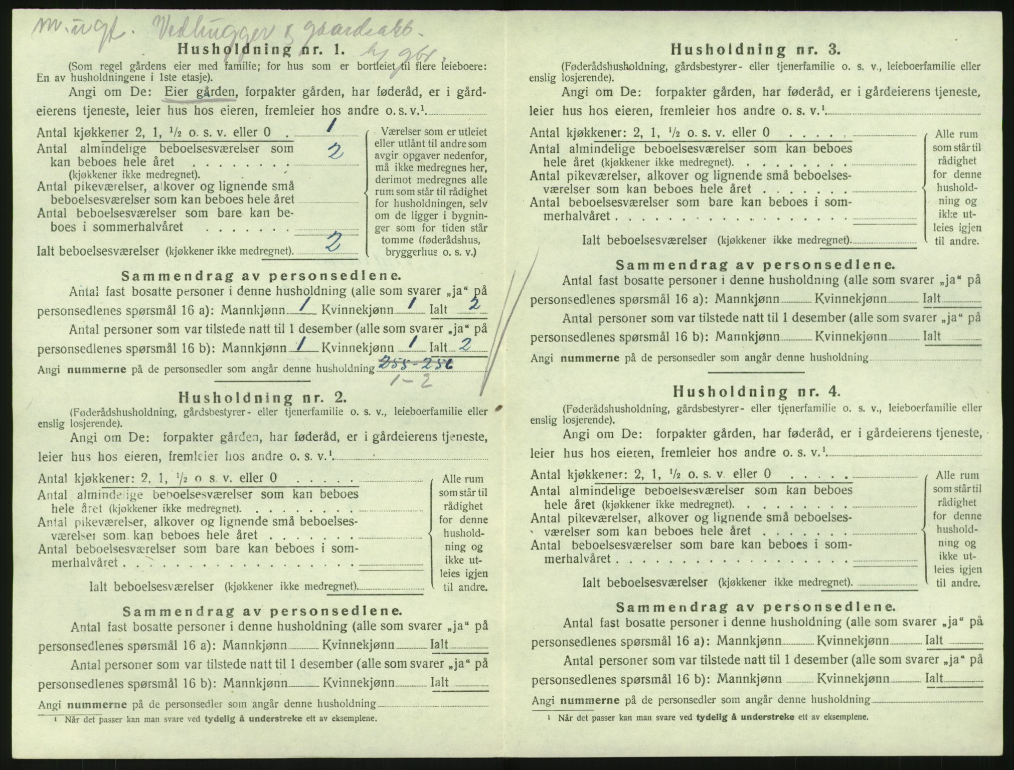 SAKO, 1920 census for Hedrum, 1920, p. 1604