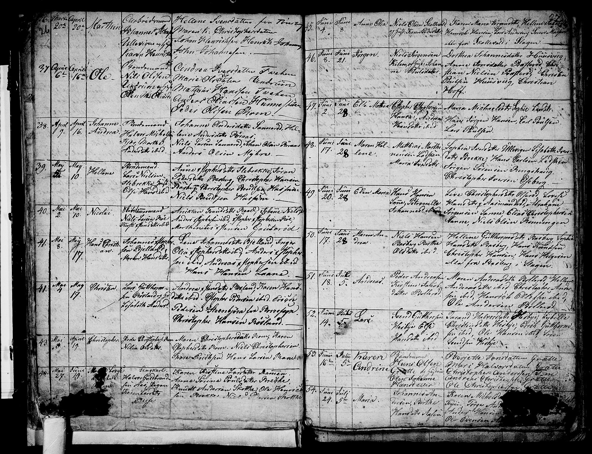 Sem kirkebøker, AV/SAKO-A-5/G/Ga/L0002: Parish register (copy) no. I 2, 1826-1844, p. 26-27