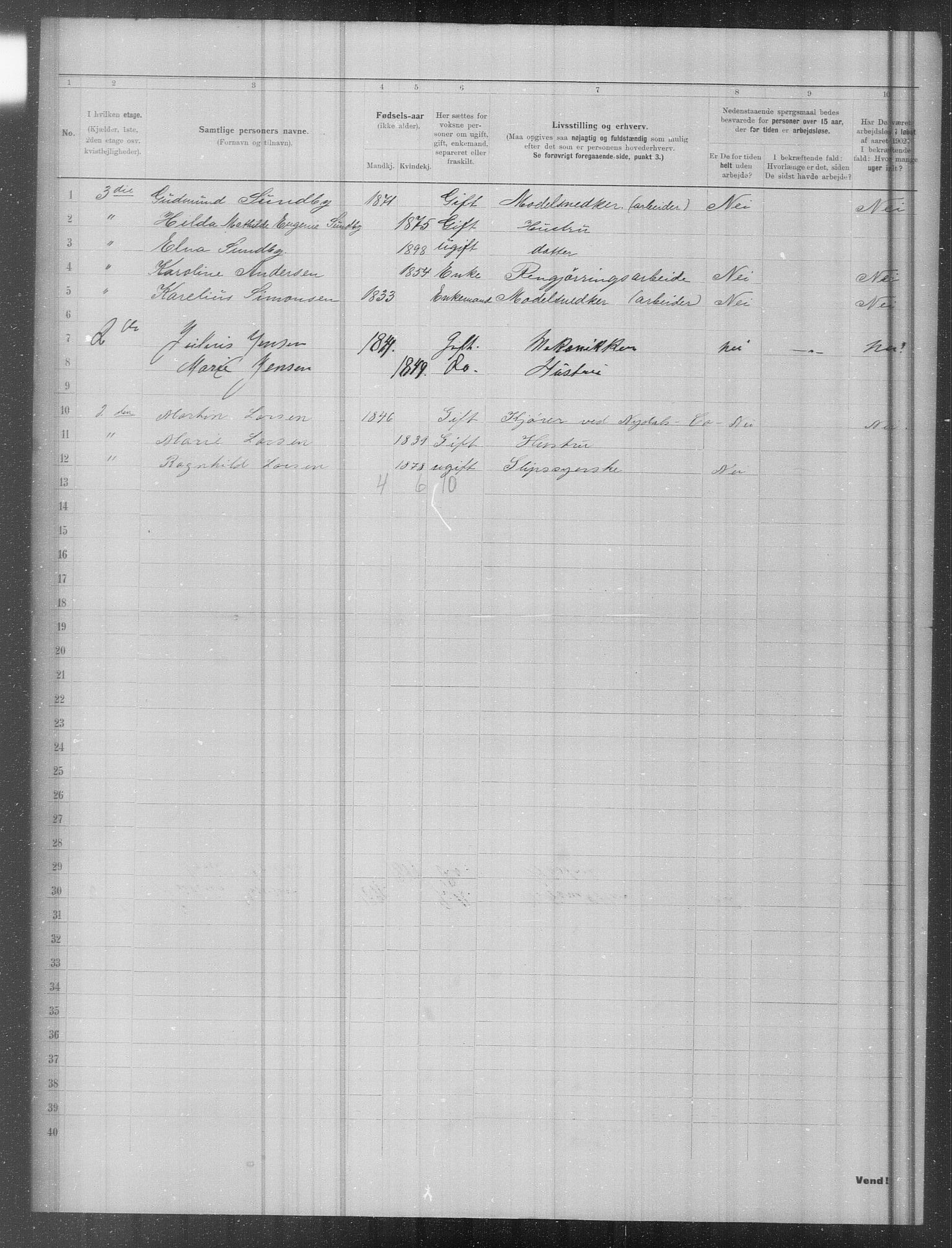 OBA, Municipal Census 1902 for Kristiania, 1902, p. 21162