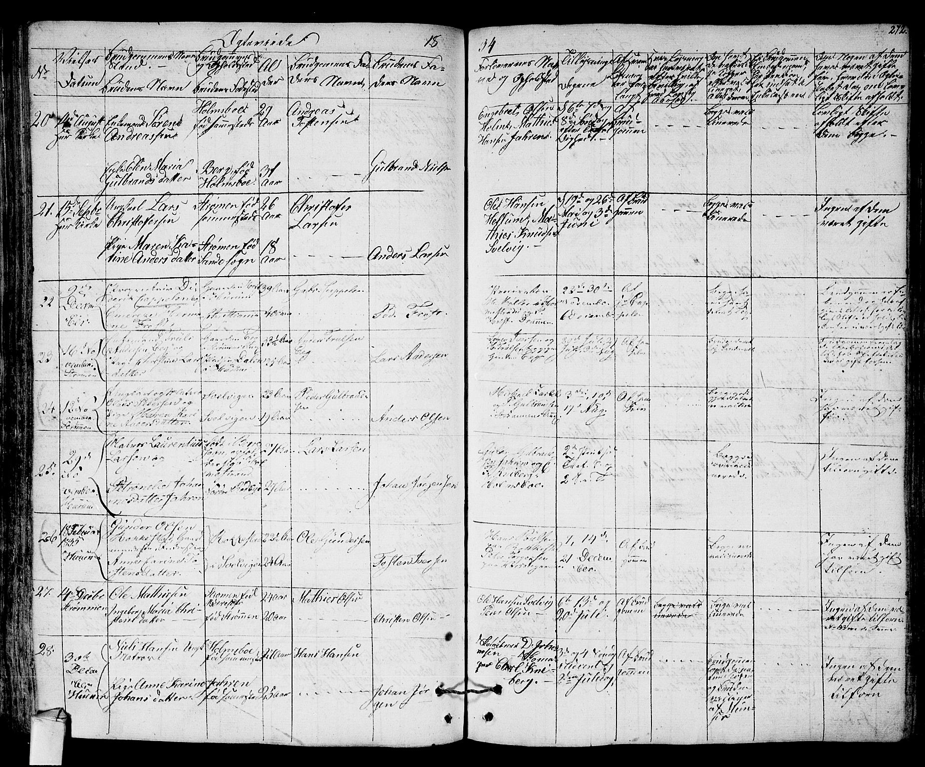 Hurum kirkebøker, AV/SAKO-A-229/F/Fa/L0010: Parish register (official) no. 10, 1827-1846, p. 272