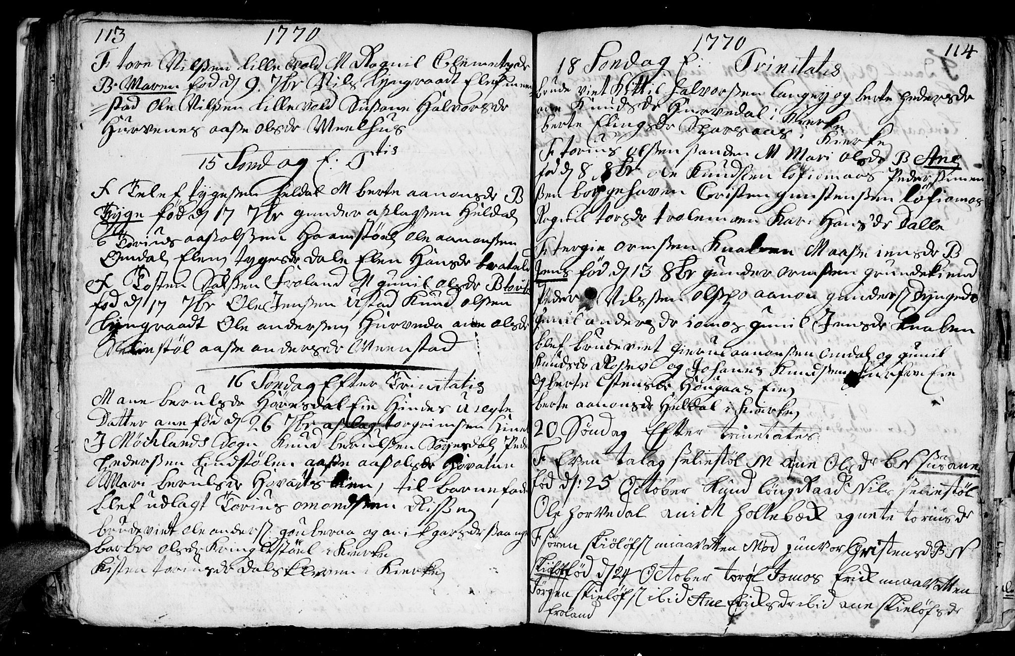 Froland sokneprestkontor, AV/SAK-1111-0013/F/Fb/L0003: Parish register (copy) no. B 3, 1759-1776, p. 113-114