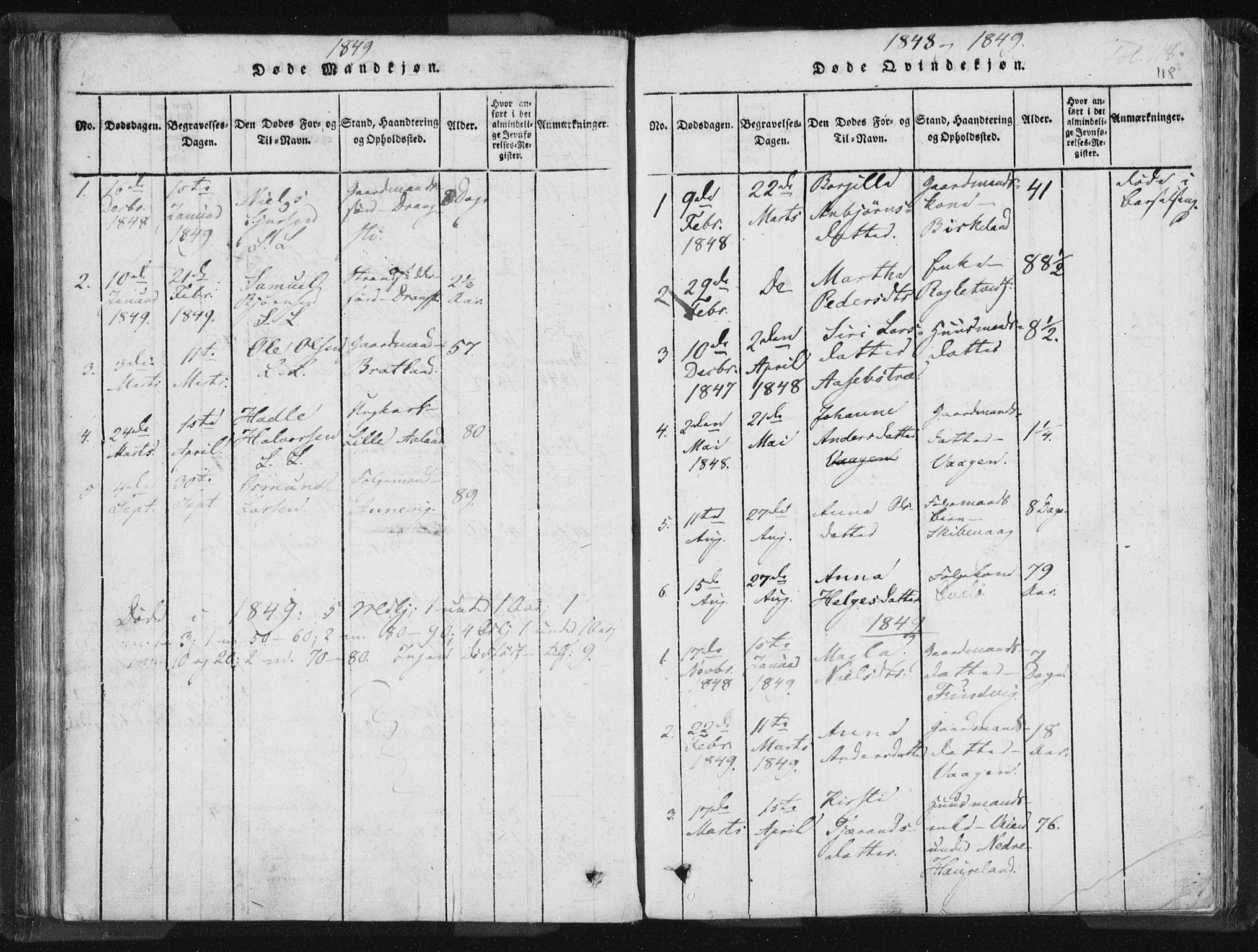 Vikedal sokneprestkontor, AV/SAST-A-101840/01/IV: Parish register (official) no. A 5, 1817-1850, p. 118