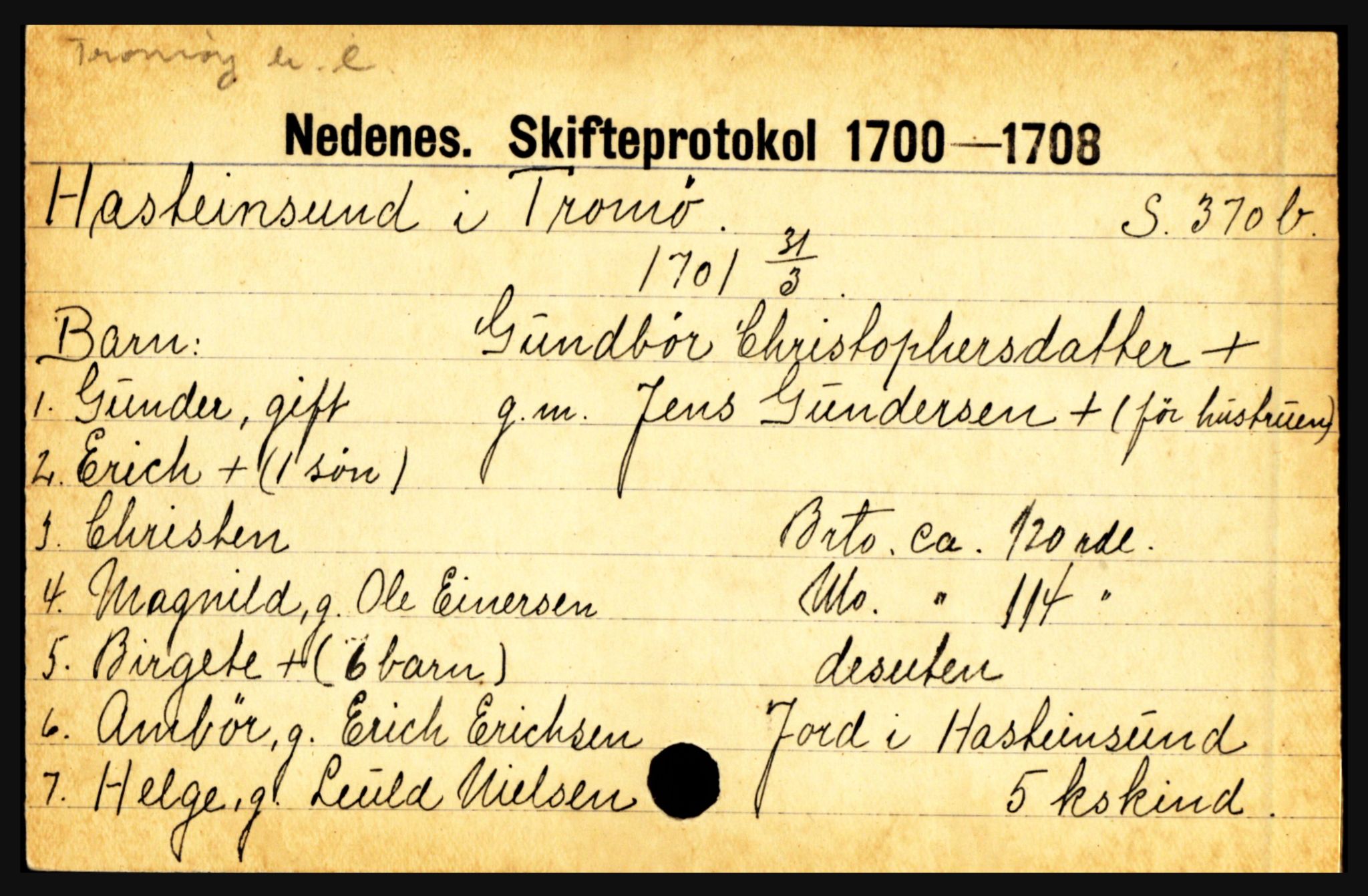 Nedenes sorenskriveri før 1824, AV/SAK-1221-0007/H, p. 10991