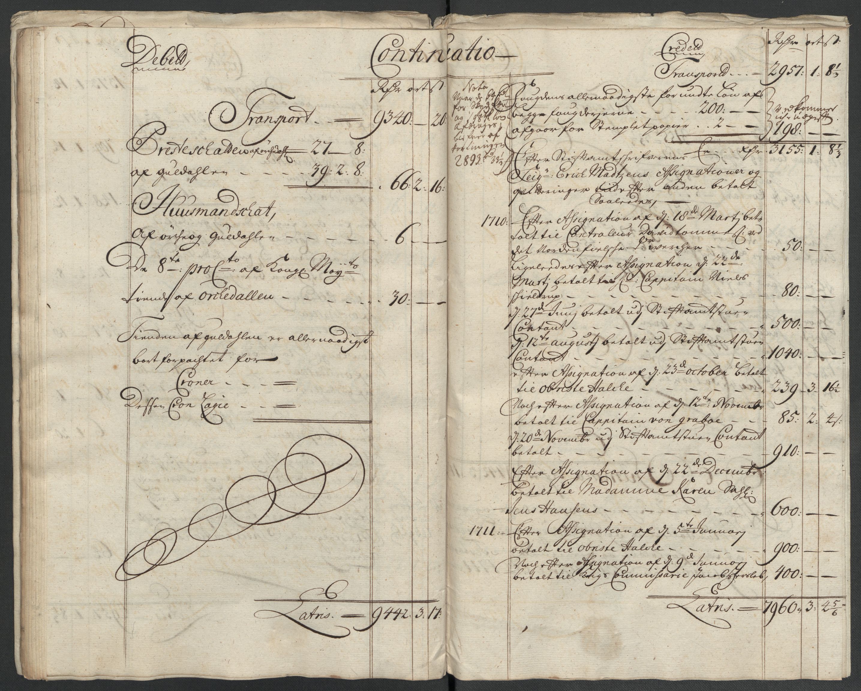 Rentekammeret inntil 1814, Reviderte regnskaper, Fogderegnskap, RA/EA-4092/R60/L3960: Fogderegnskap Orkdal og Gauldal, 1710, p. 31