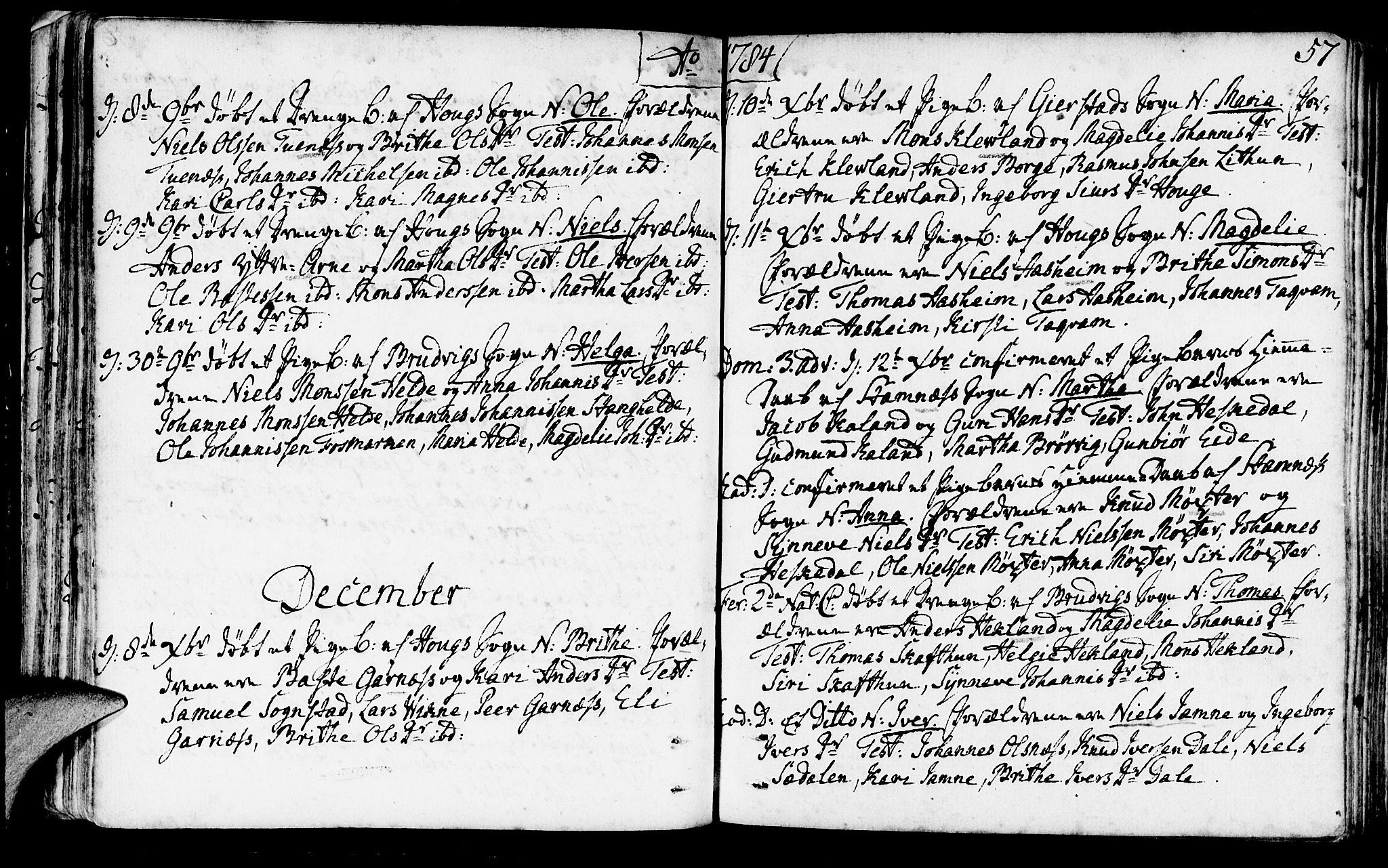 Haus sokneprestembete, AV/SAB-A-75601/H/Haa: Parish register (official) no. A 10, 1782-1796, p. 57