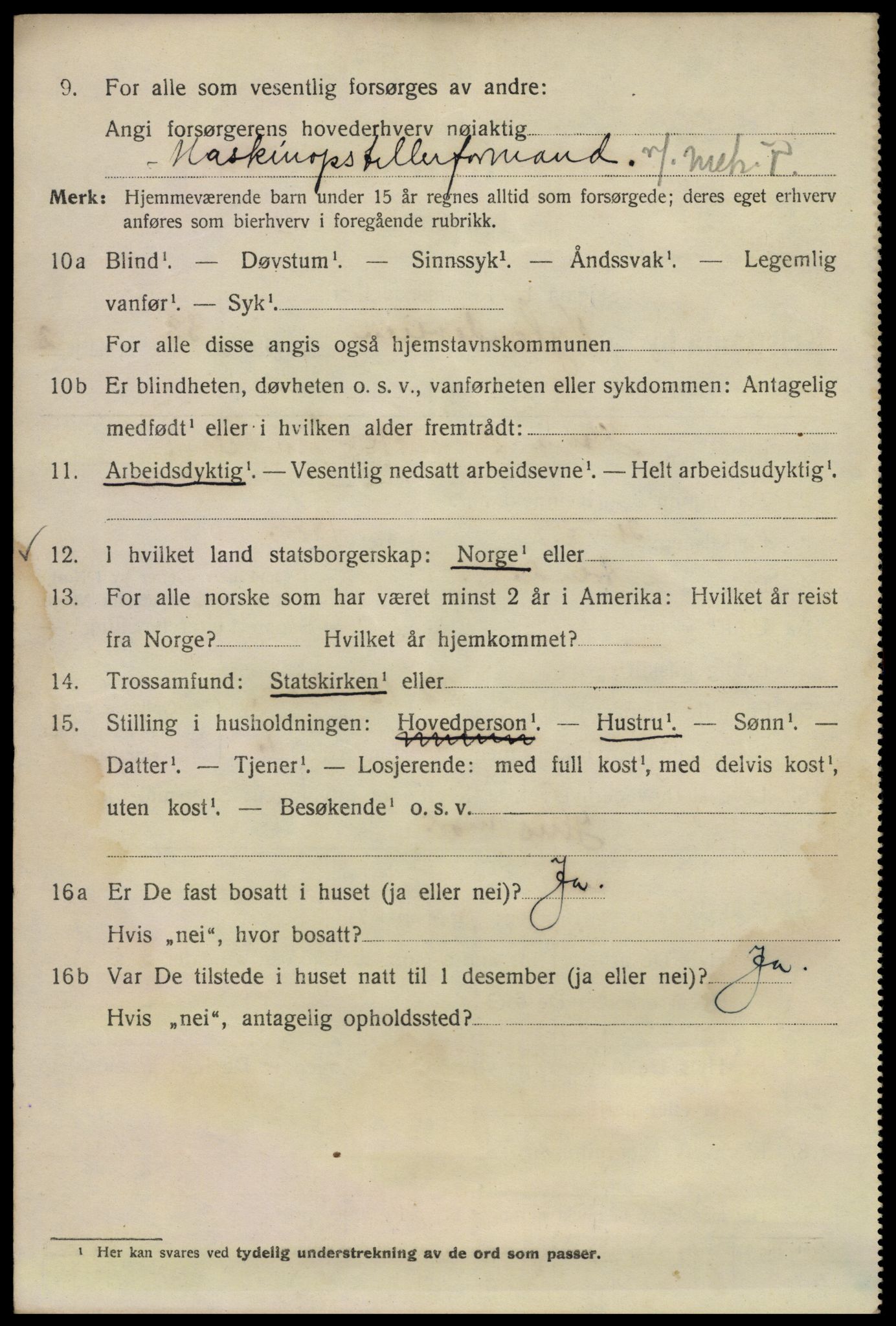 SAO, 1920 census for Kristiania, 1920, p. 427704